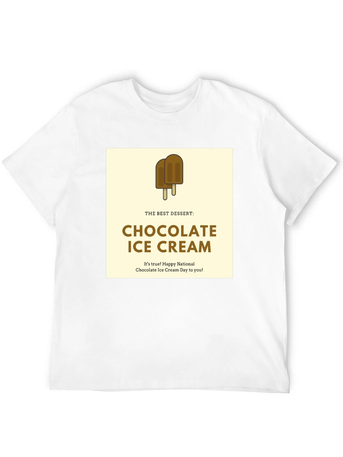 Chocolate Ice Cream Dessert T-Shirt