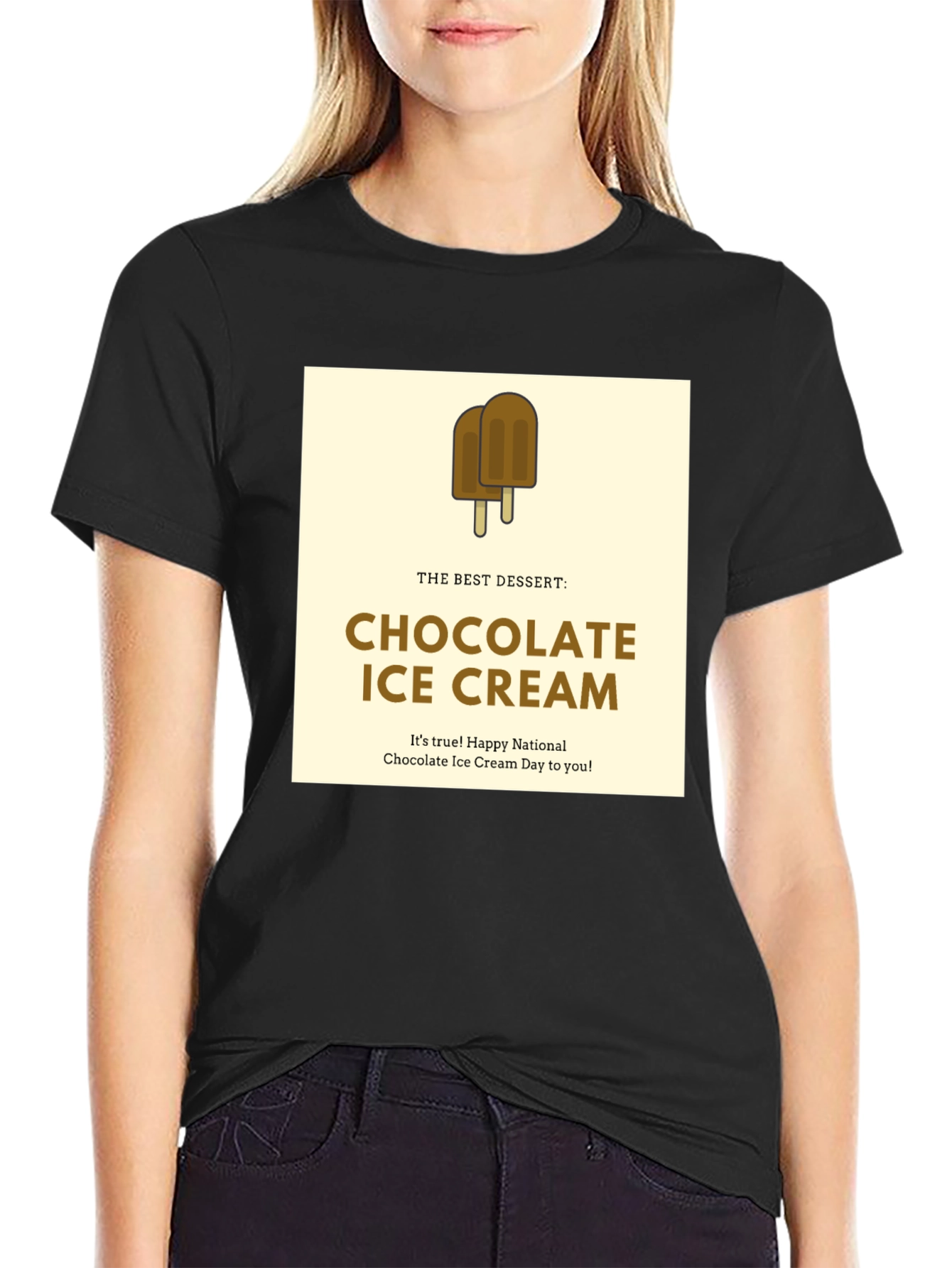 Chocolate Ice Cream Dessert T-Shirt