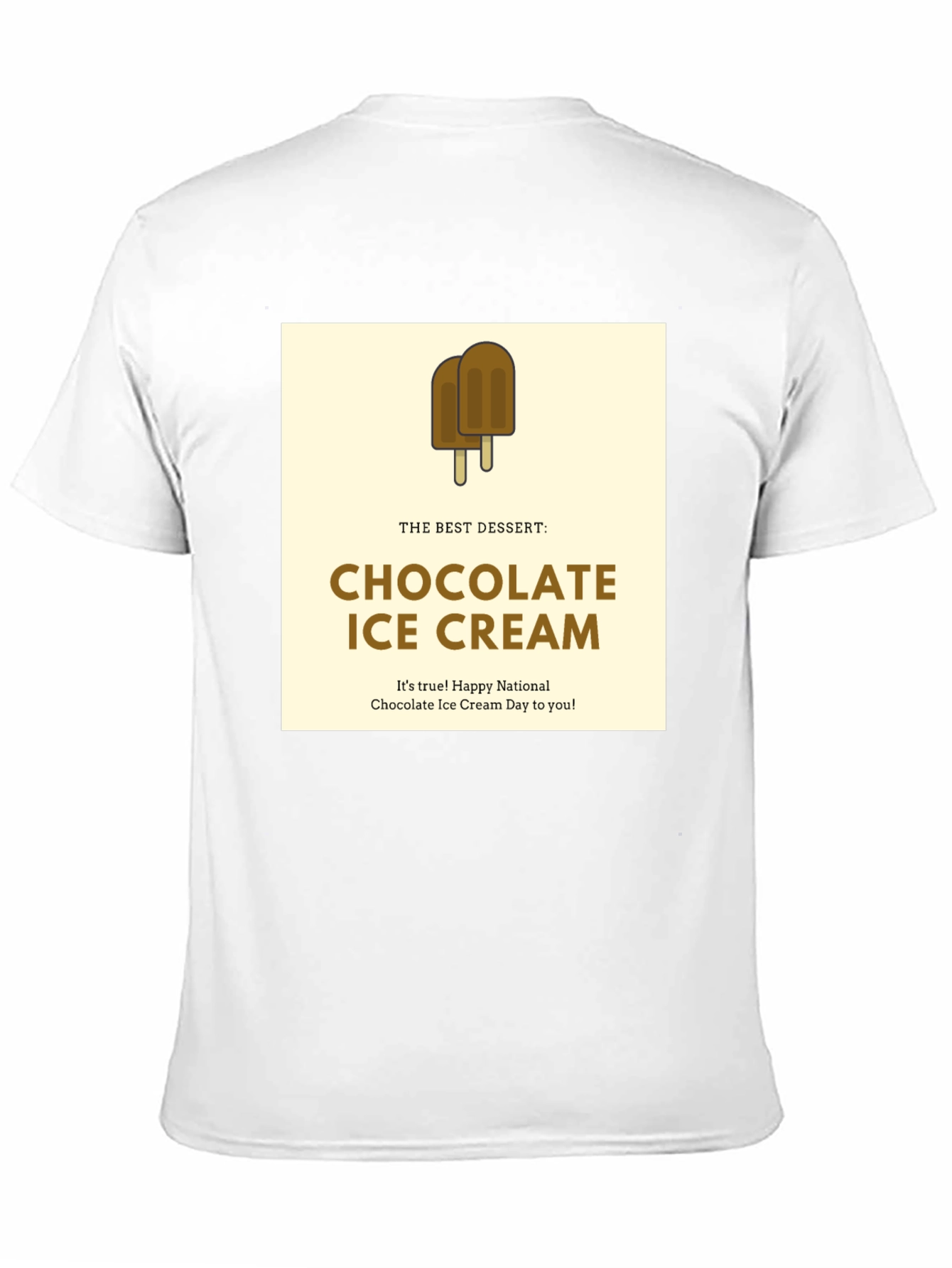 Chocolate Ice Cream Dessert T-Shirt