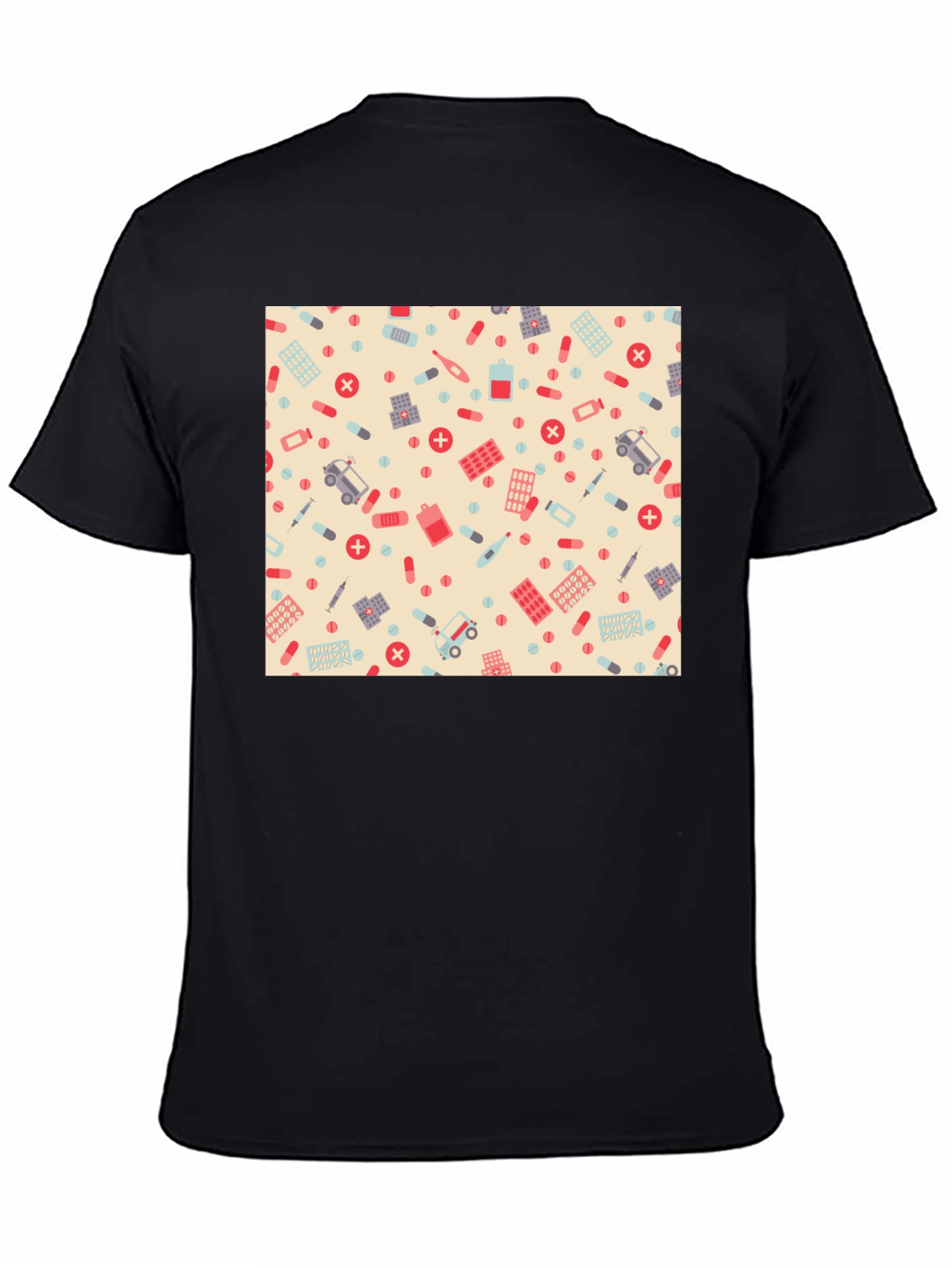 Novelty Healthcare Patterned T-Shirt