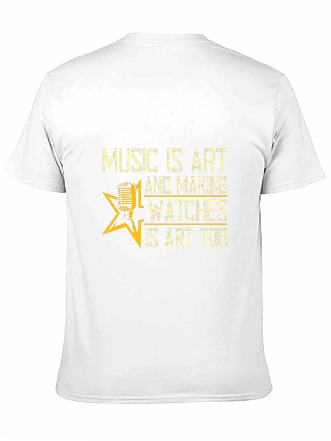 Music and Watches Art T-Shirt