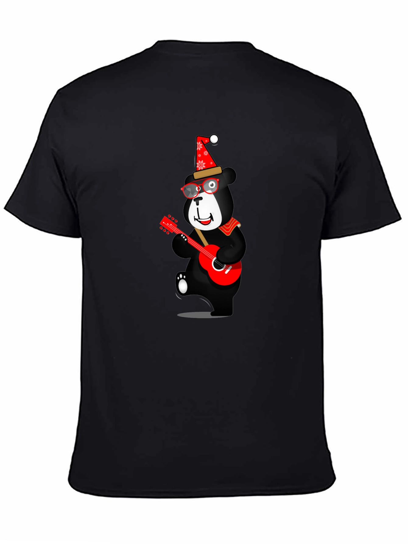 Festive Bear Guitar T-Shirt