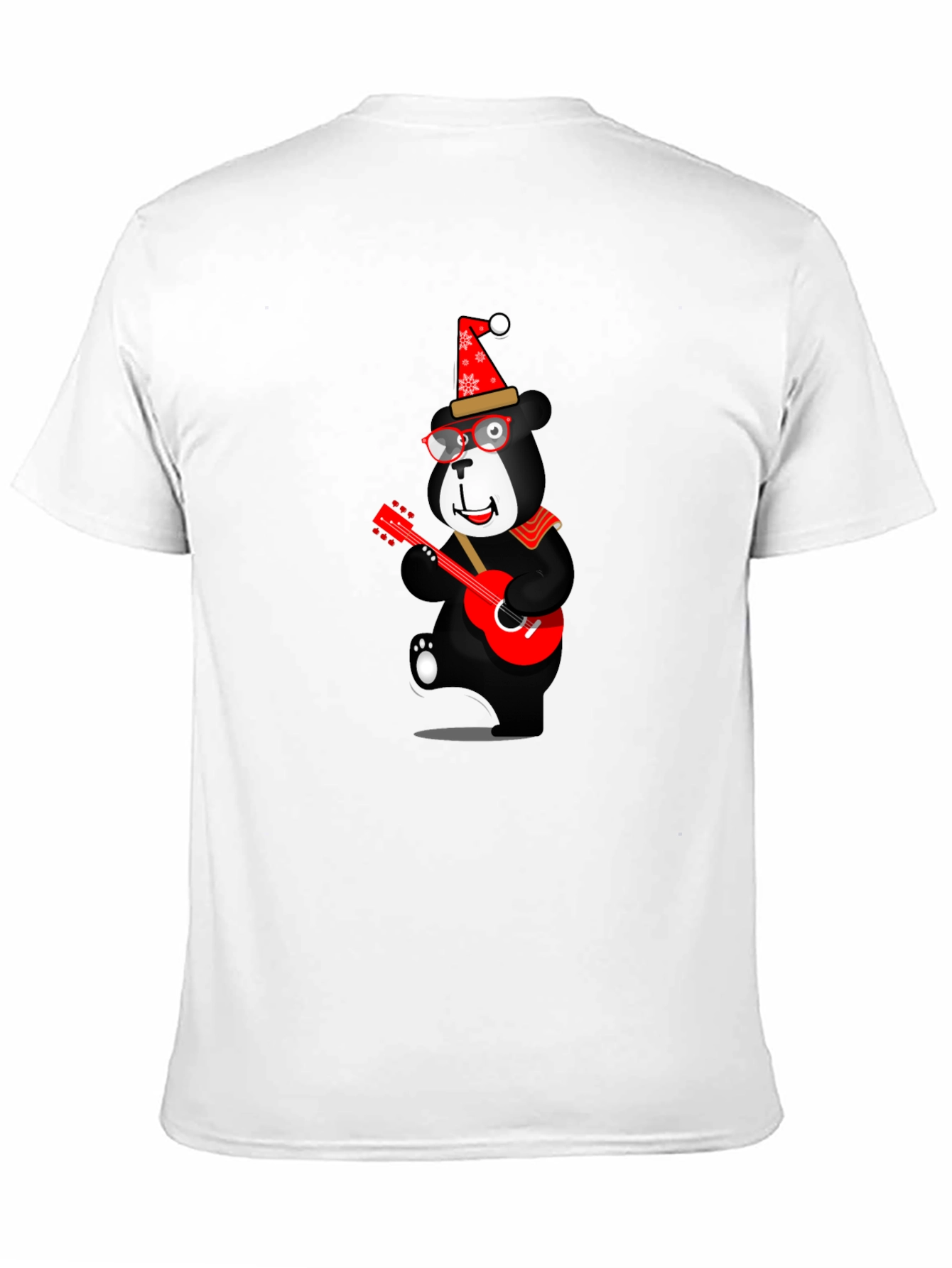 Festive Bear Guitar T-Shirt