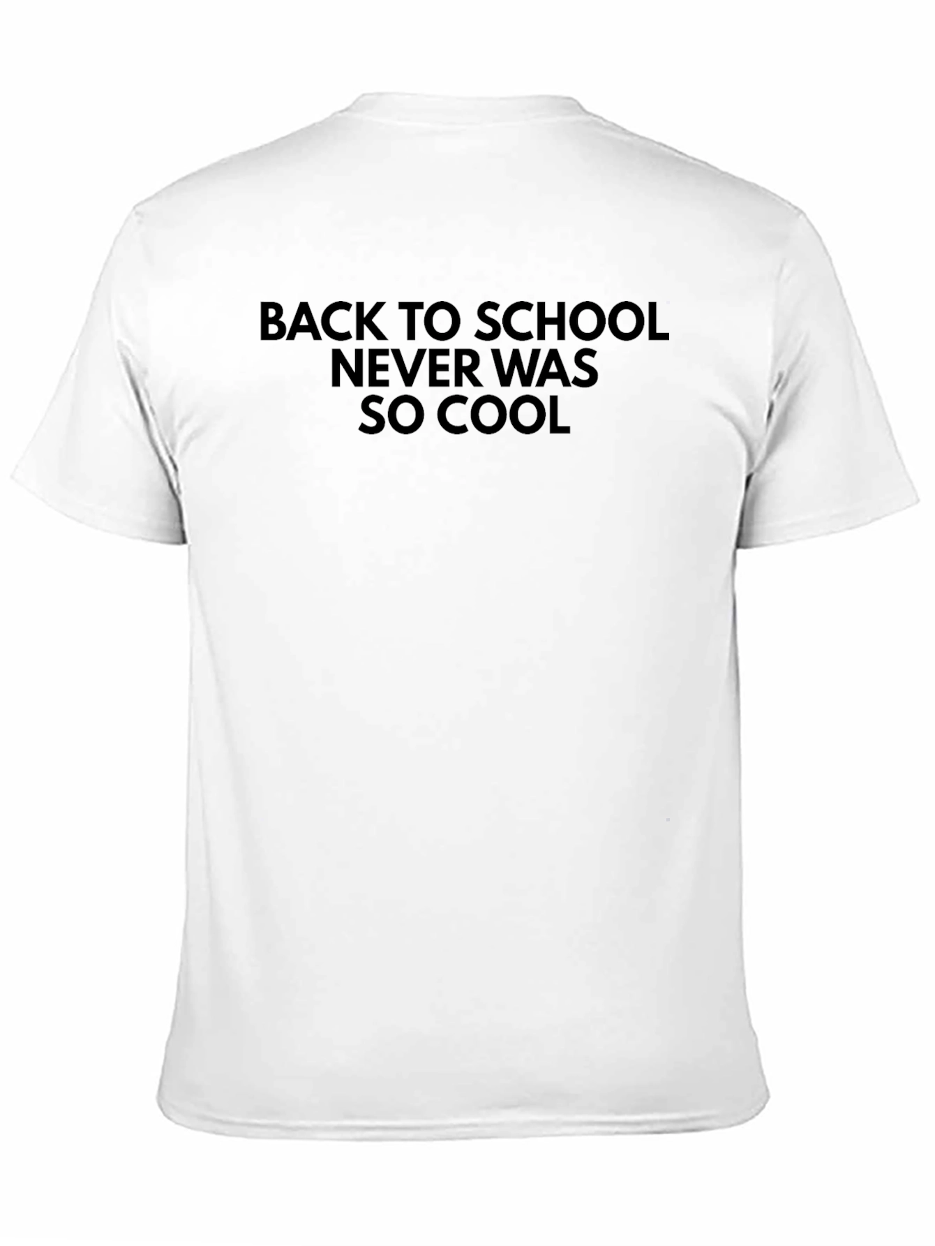 Back to School Never Was So Cool Black Tee