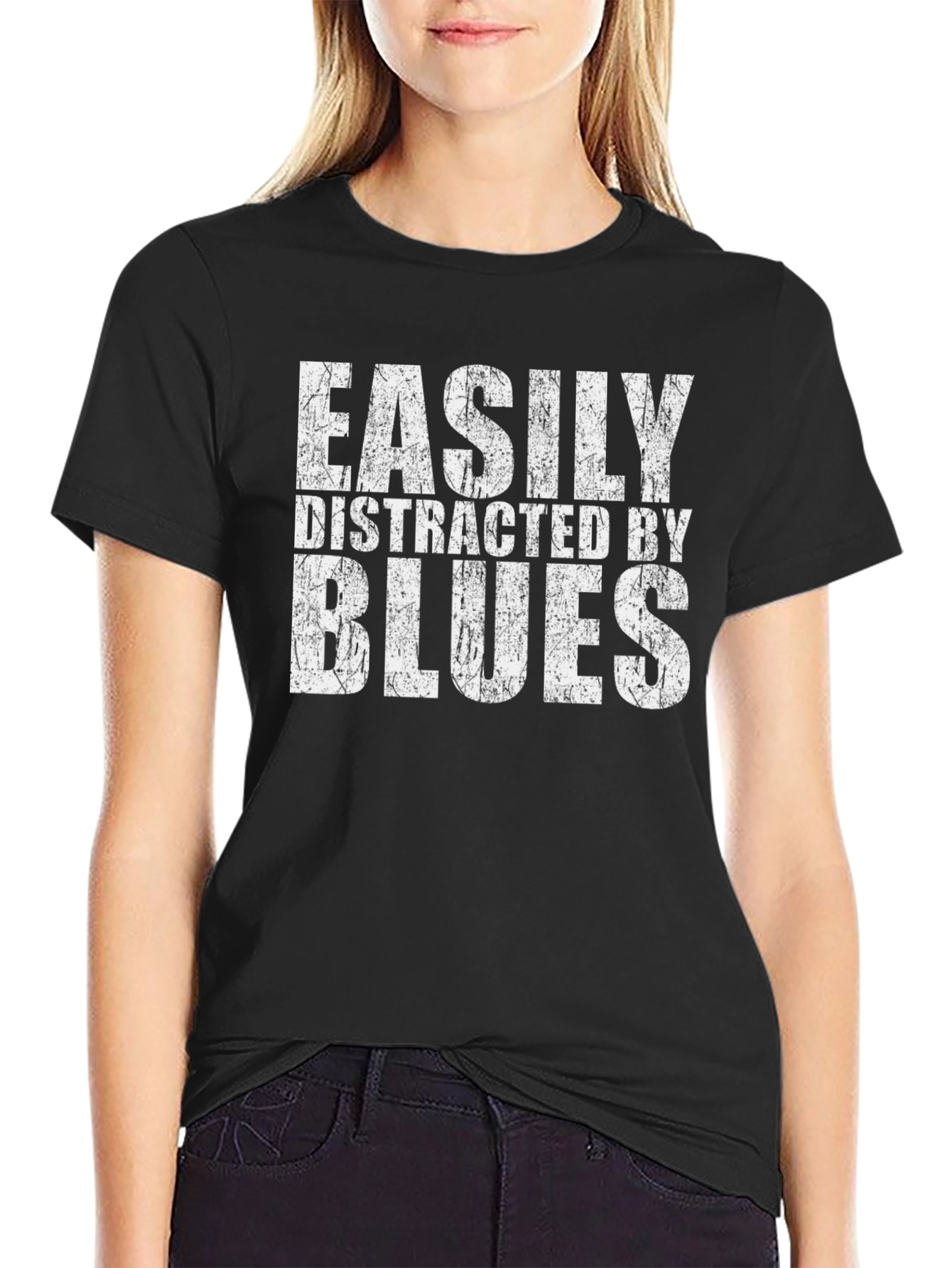 Easily Distracted By Blues Graphic Tee