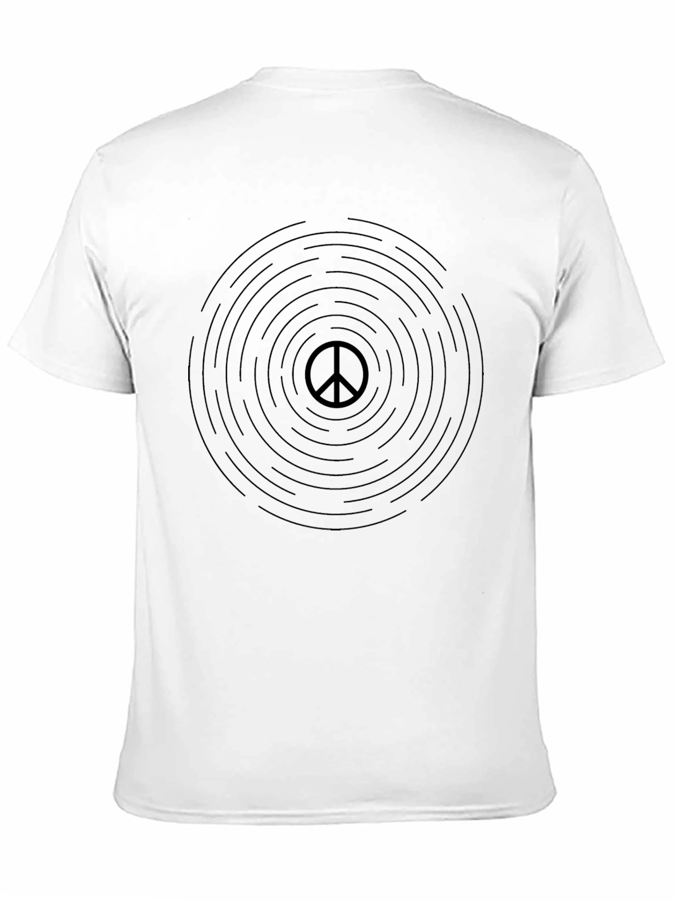 Peace Sign Circle Graphic Tee