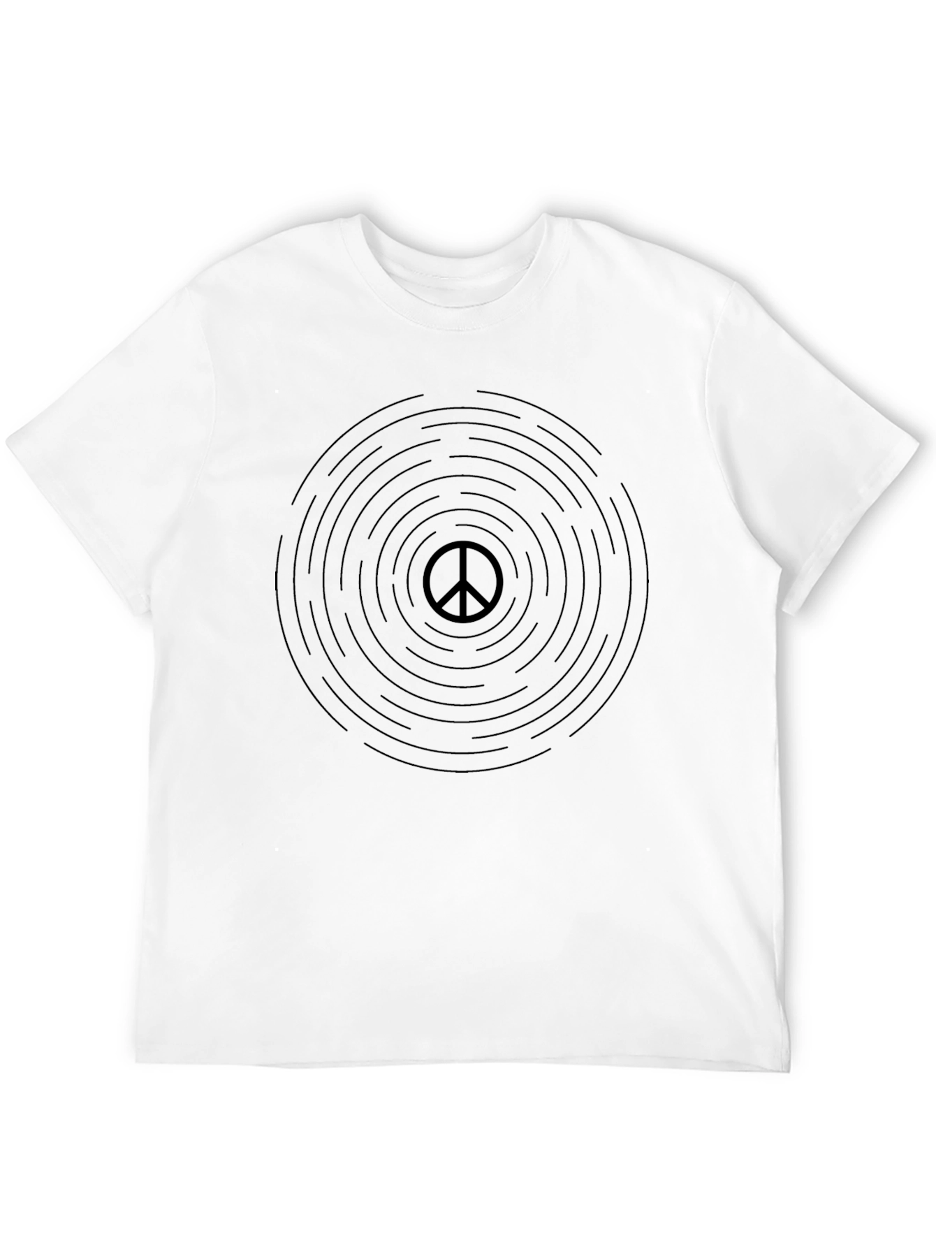 Peace Sign Circle Graphic Tee
