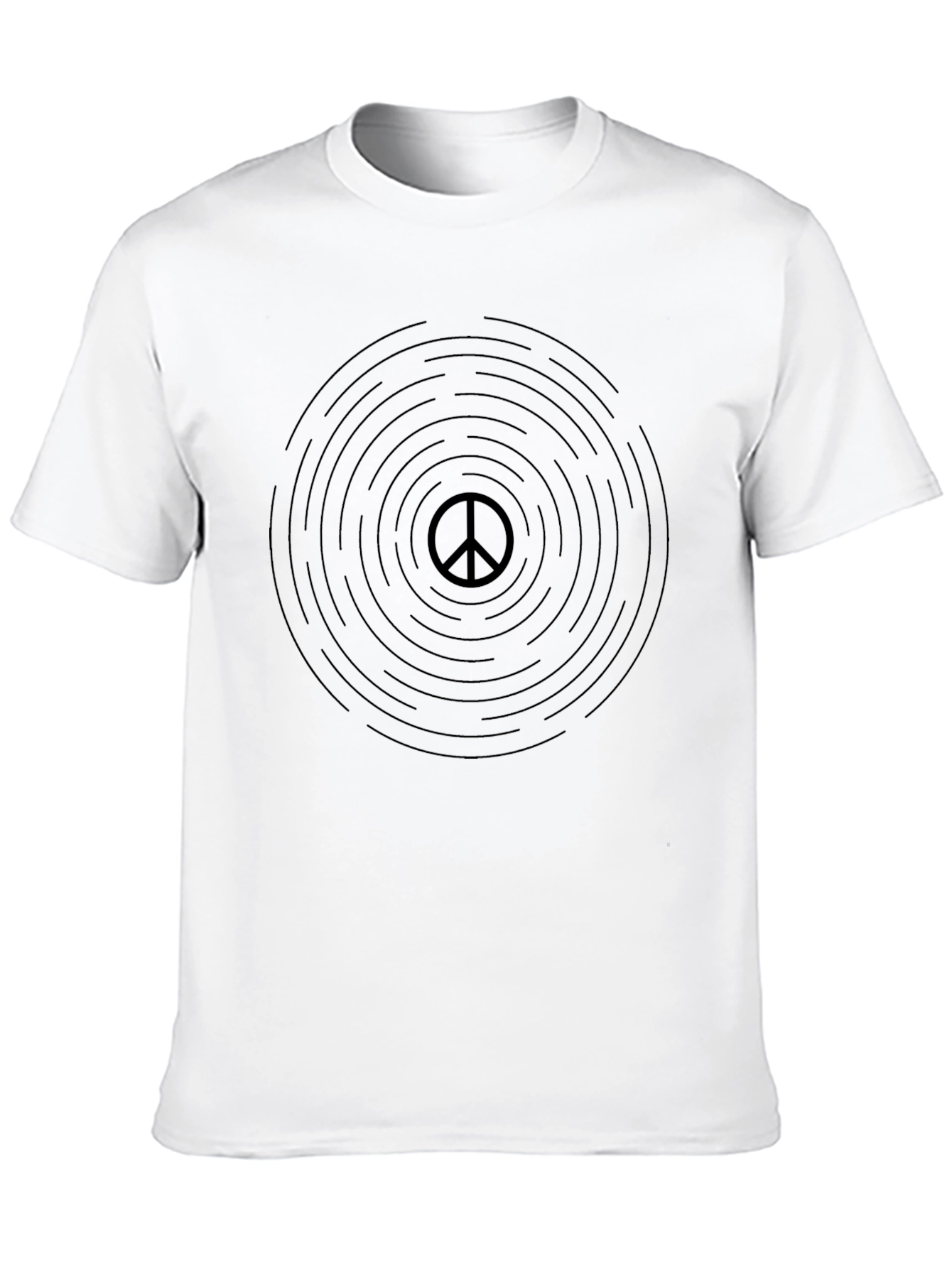 Peace Sign Circle Graphic Tee
