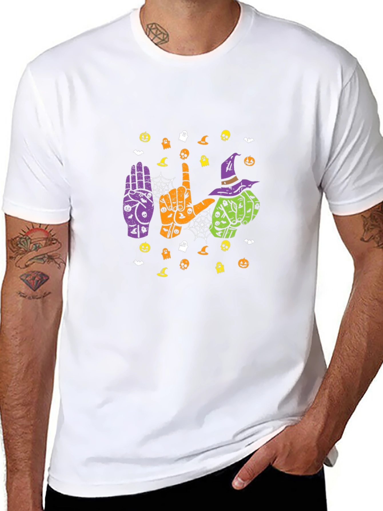 Halloween ASL T-Shirt - I Love You Sign