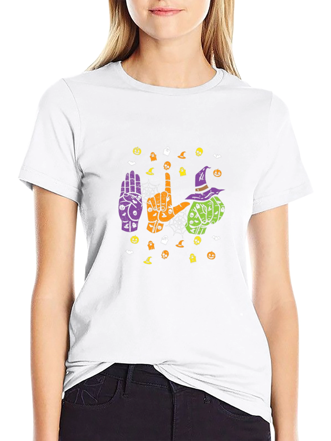 Halloween ASL T-Shirt - I Love You Sign