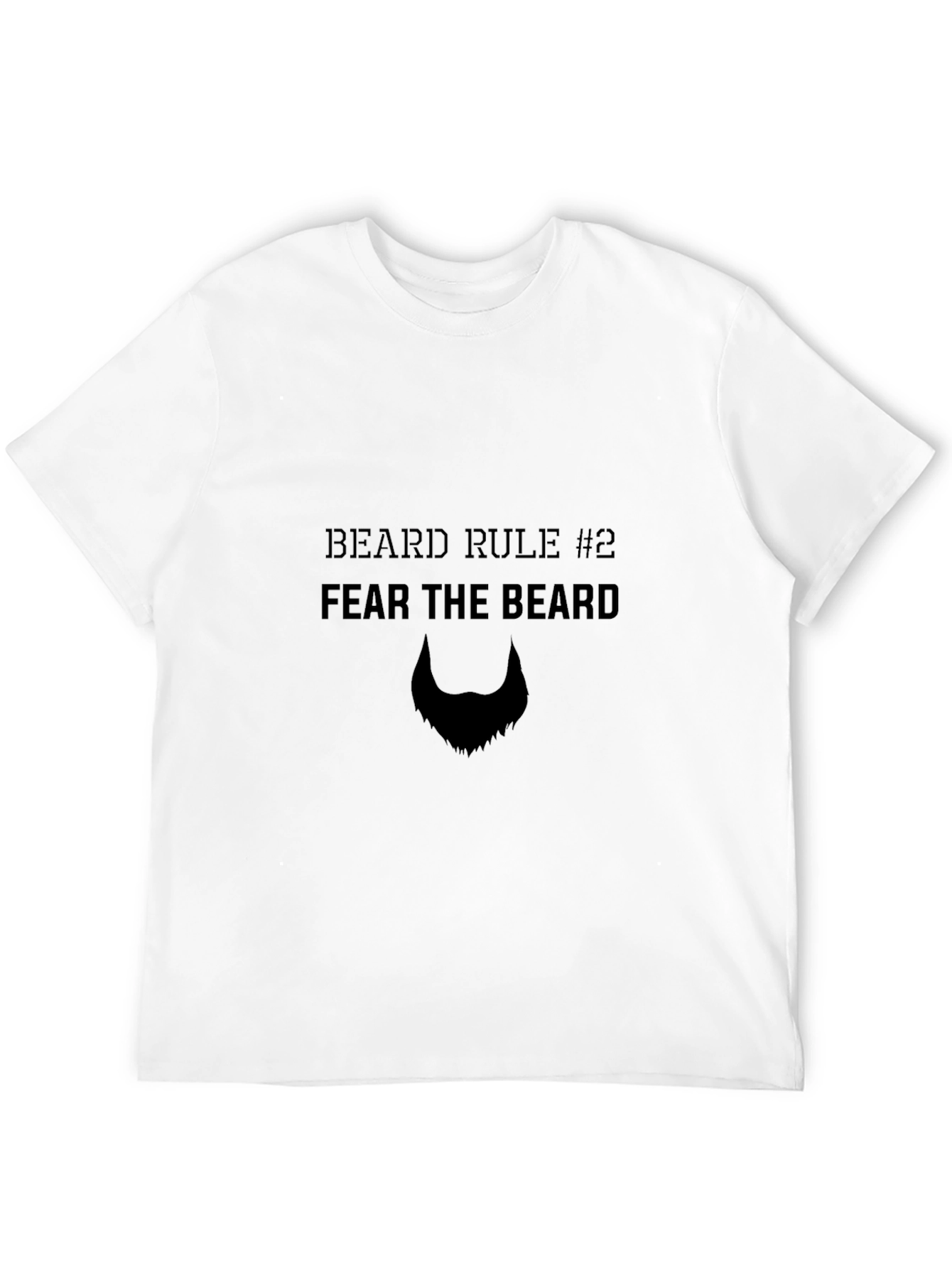 Fear the Beard Black Graphic Tee