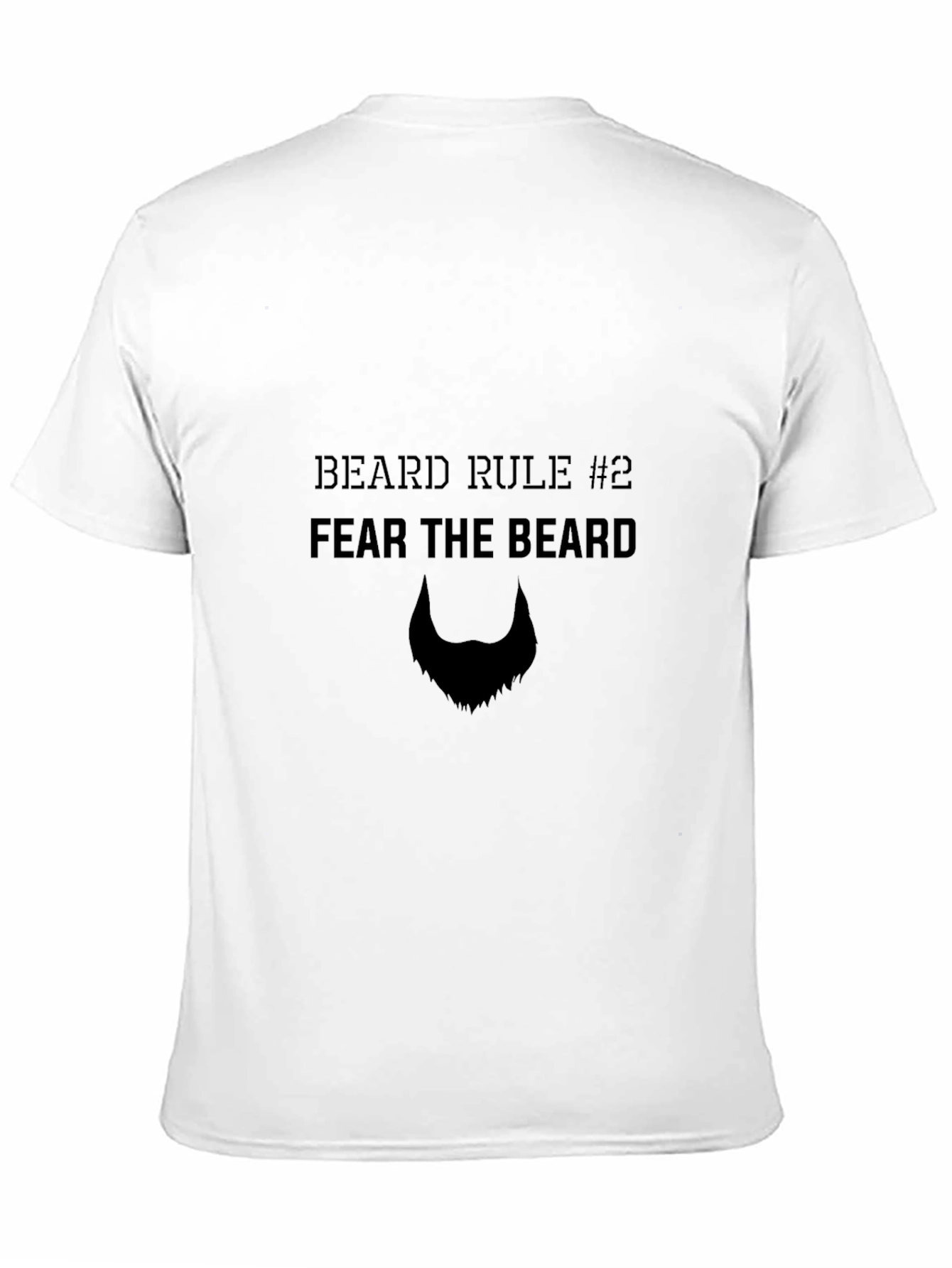 Fear the Beard Black Graphic Tee