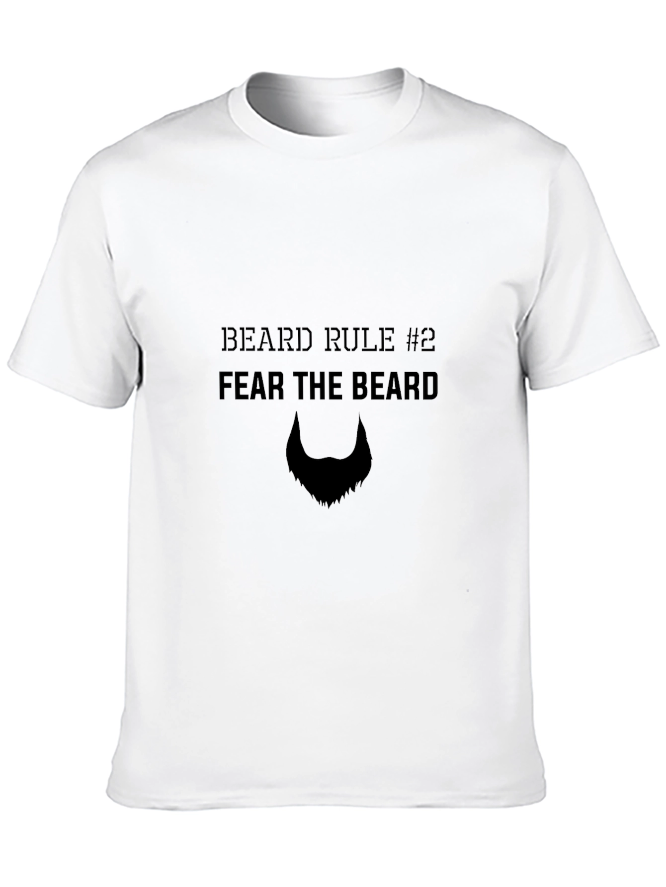 Fear the Beard Black Graphic Tee