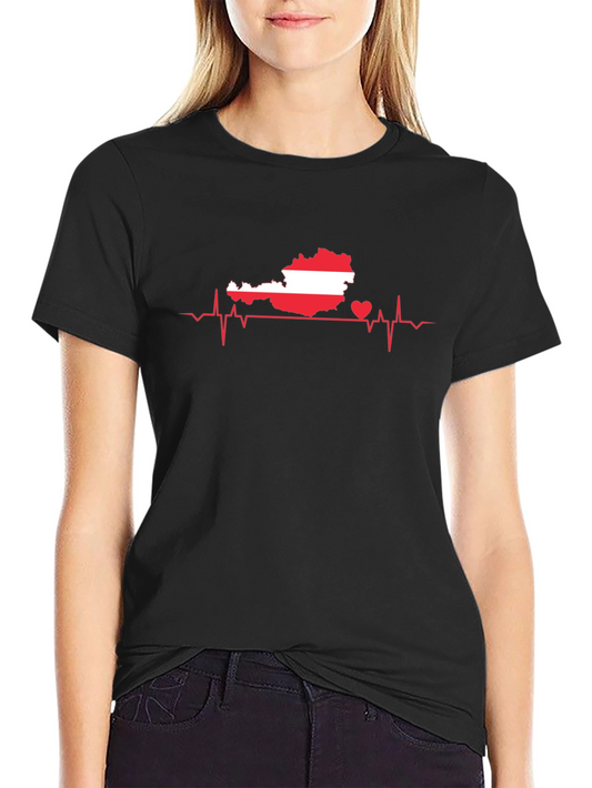 Austria Heartbeat T-Shirt - Show Your Love!