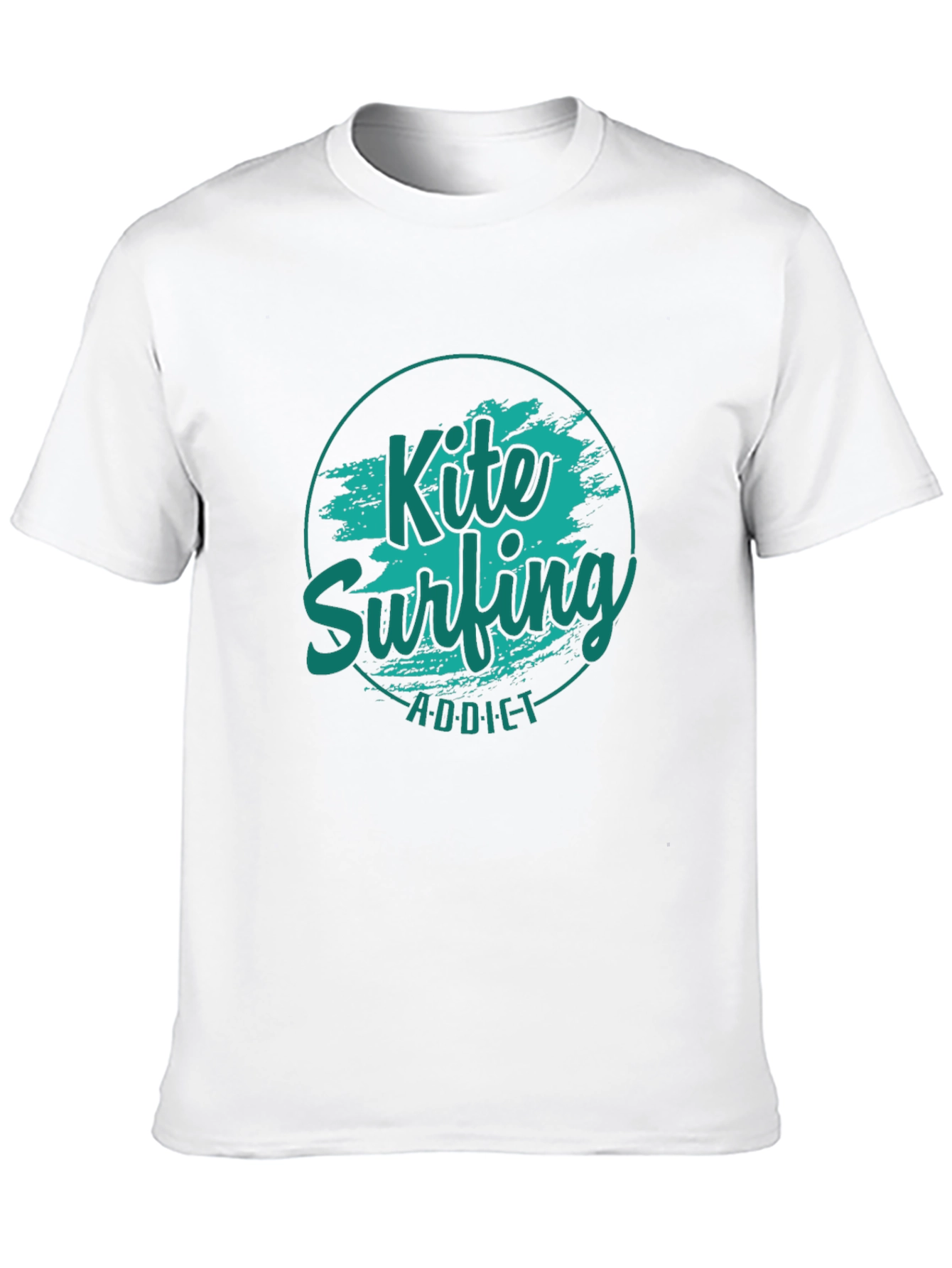 Kite Surfing Addict Black T-Shirt