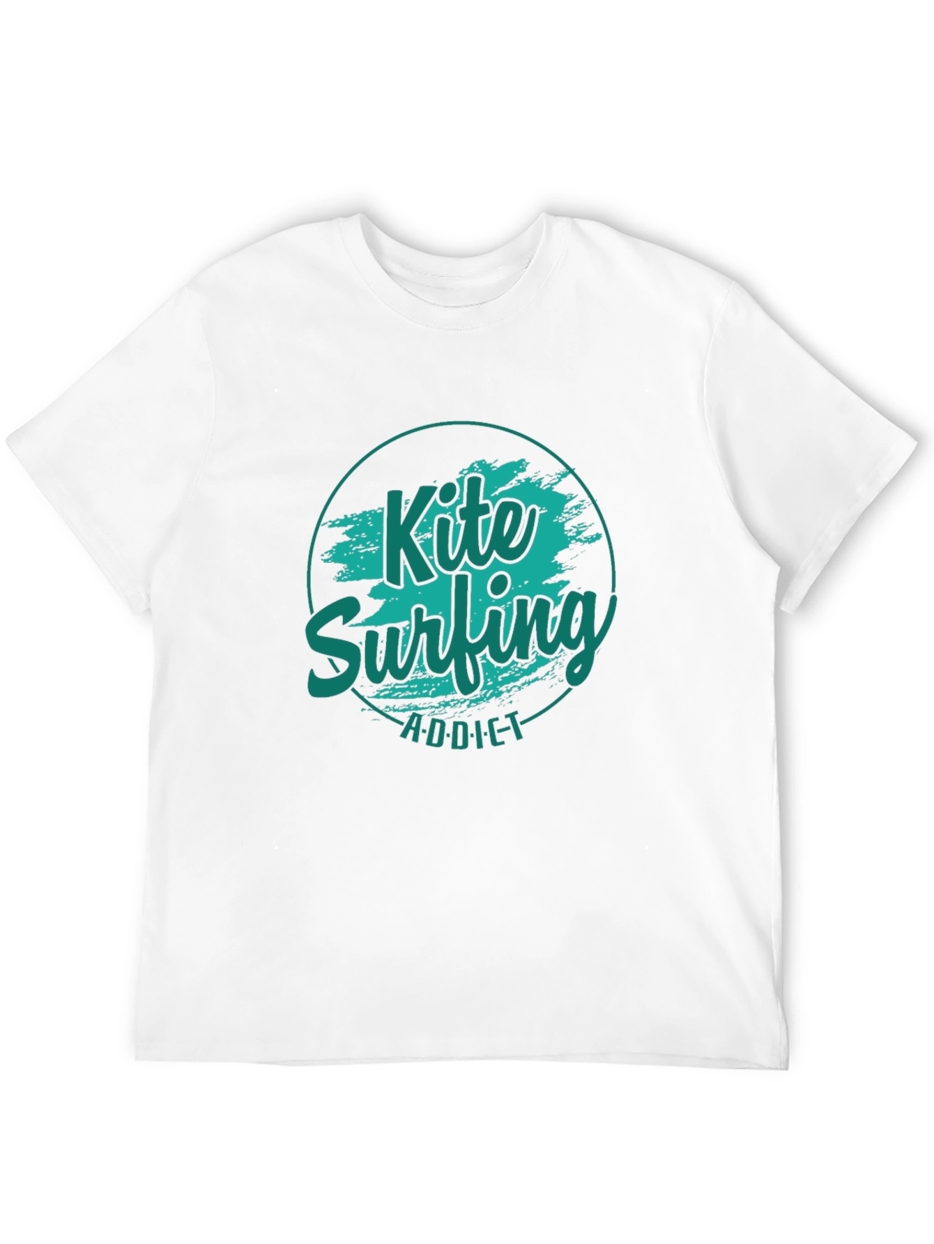 Kite Surfing Addict Black T-Shirt