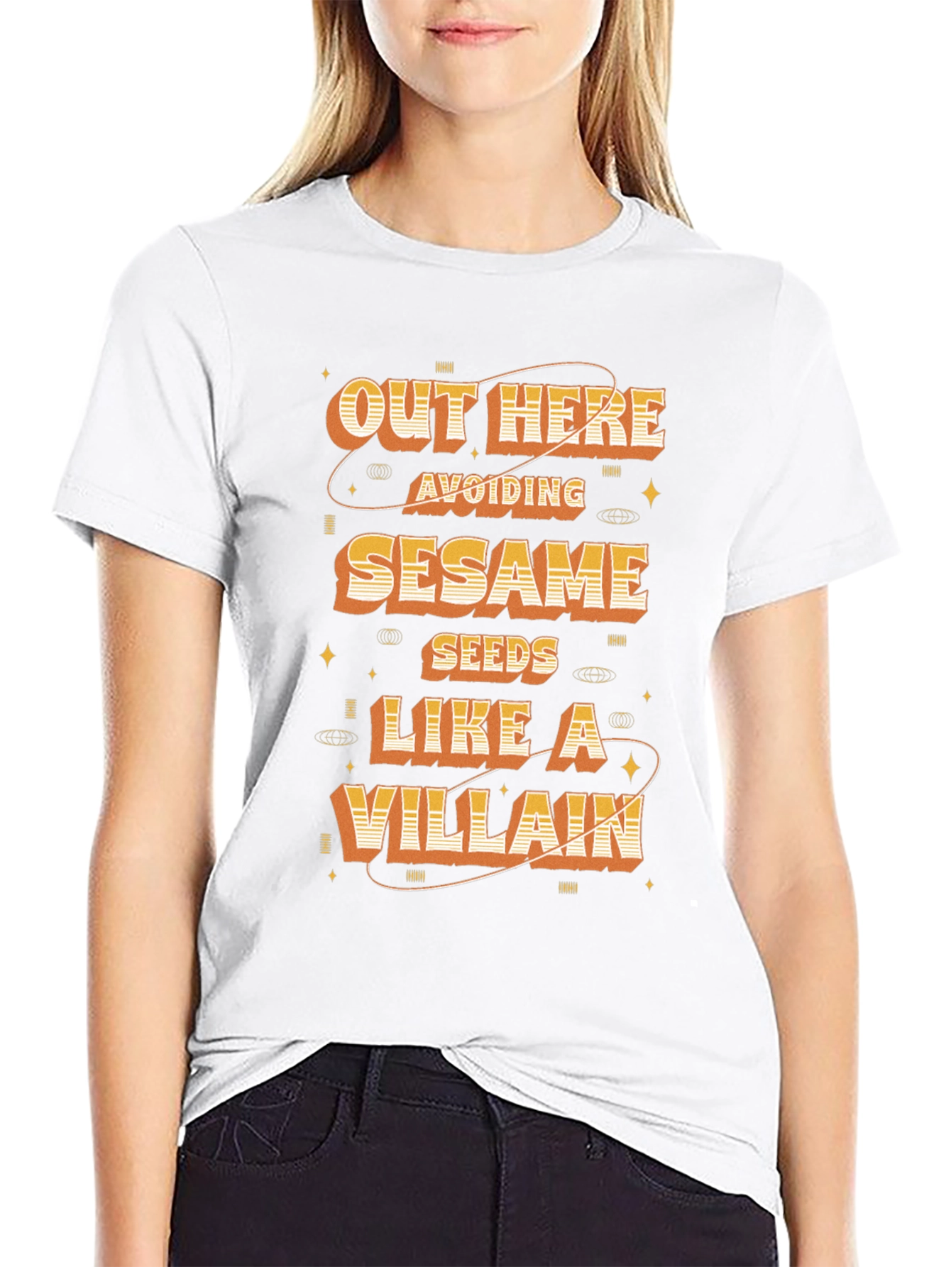 Out Here Avoiding Sesame Seeds T-Shirt
