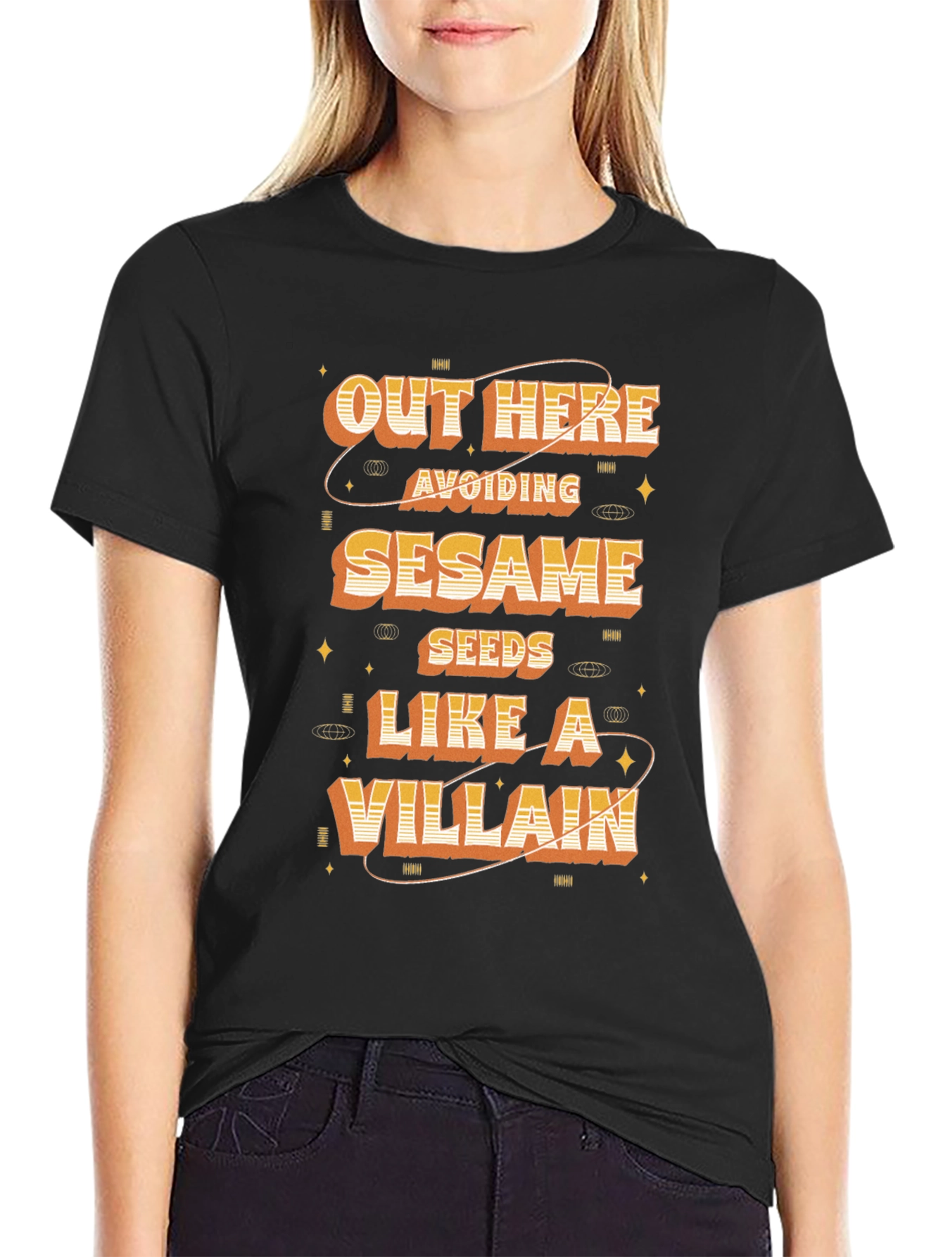 Out Here Avoiding Sesame Seeds T-Shirt