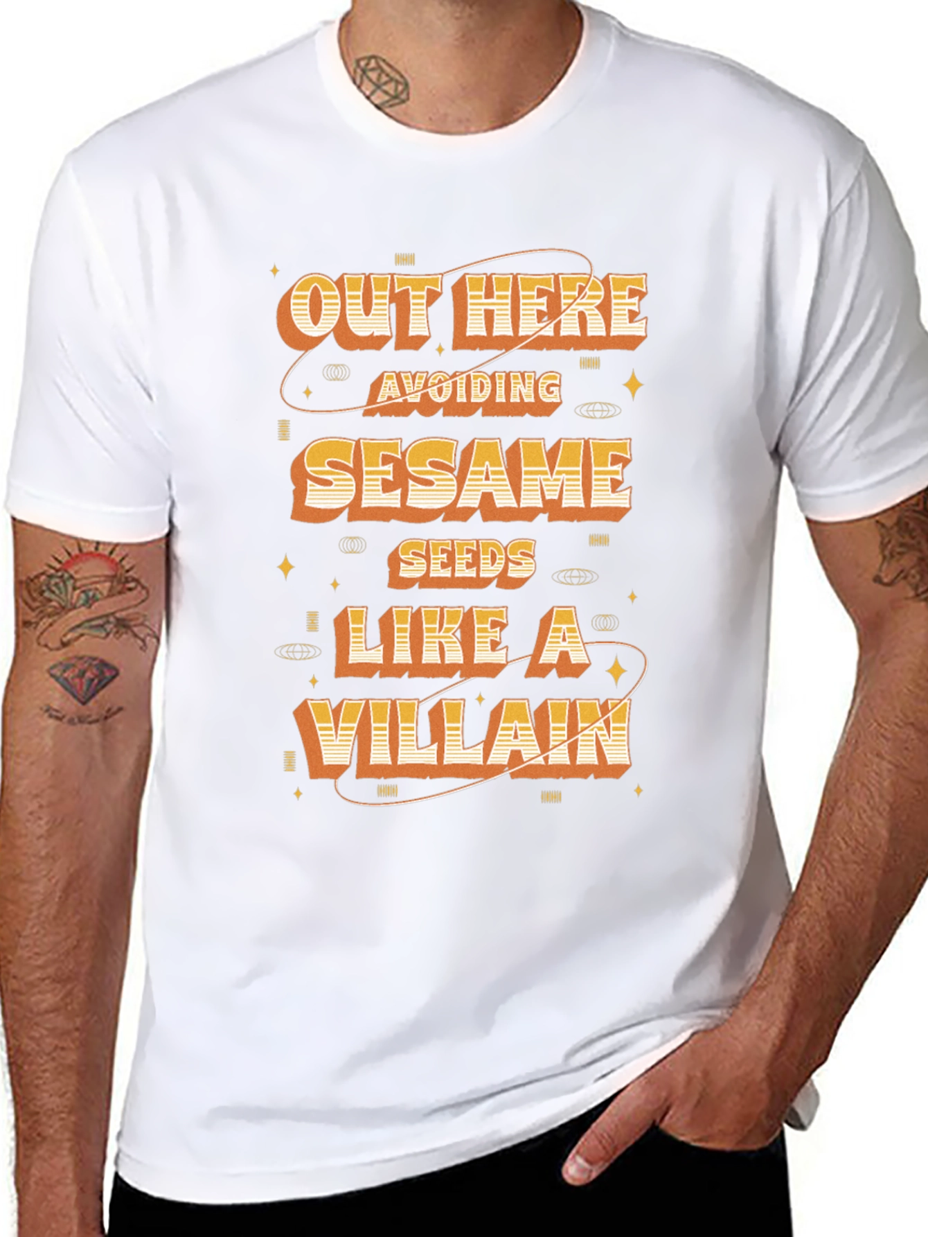 Out Here Avoiding Sesame Seeds T-Shirt