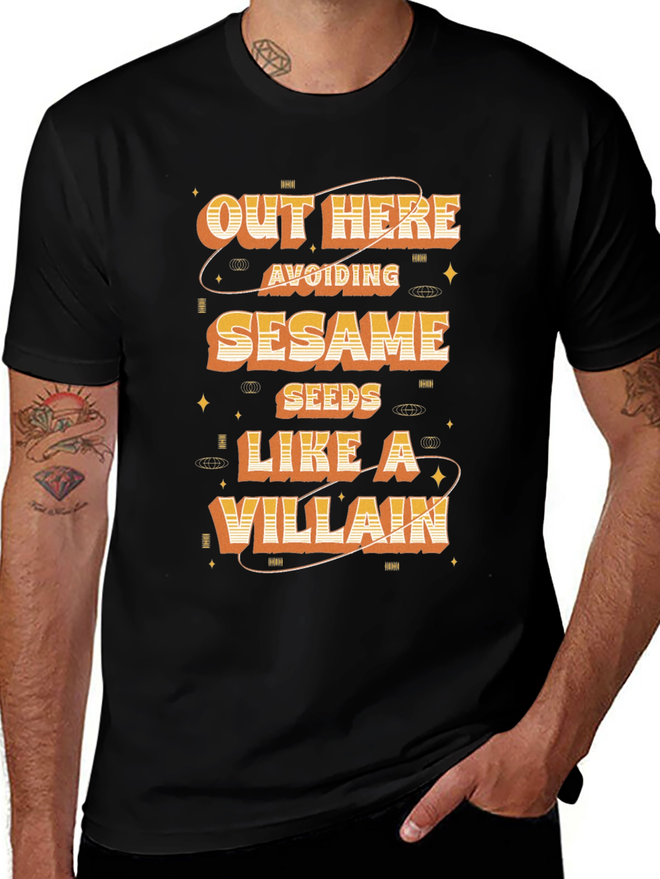 Out Here Avoiding Sesame Seeds T-Shirt
