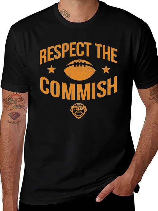 Respect the Commish Fantasy Football T-Shirt