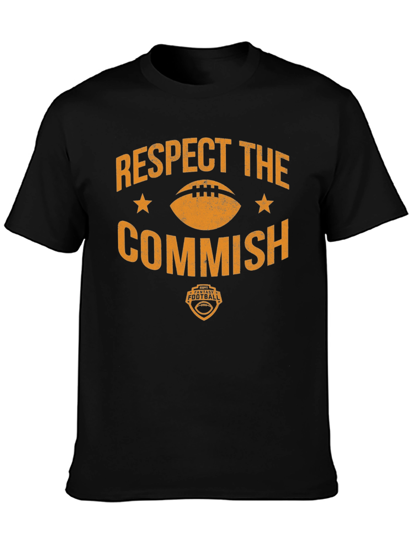 Respect the Commish Fantasy Football T-Shirt