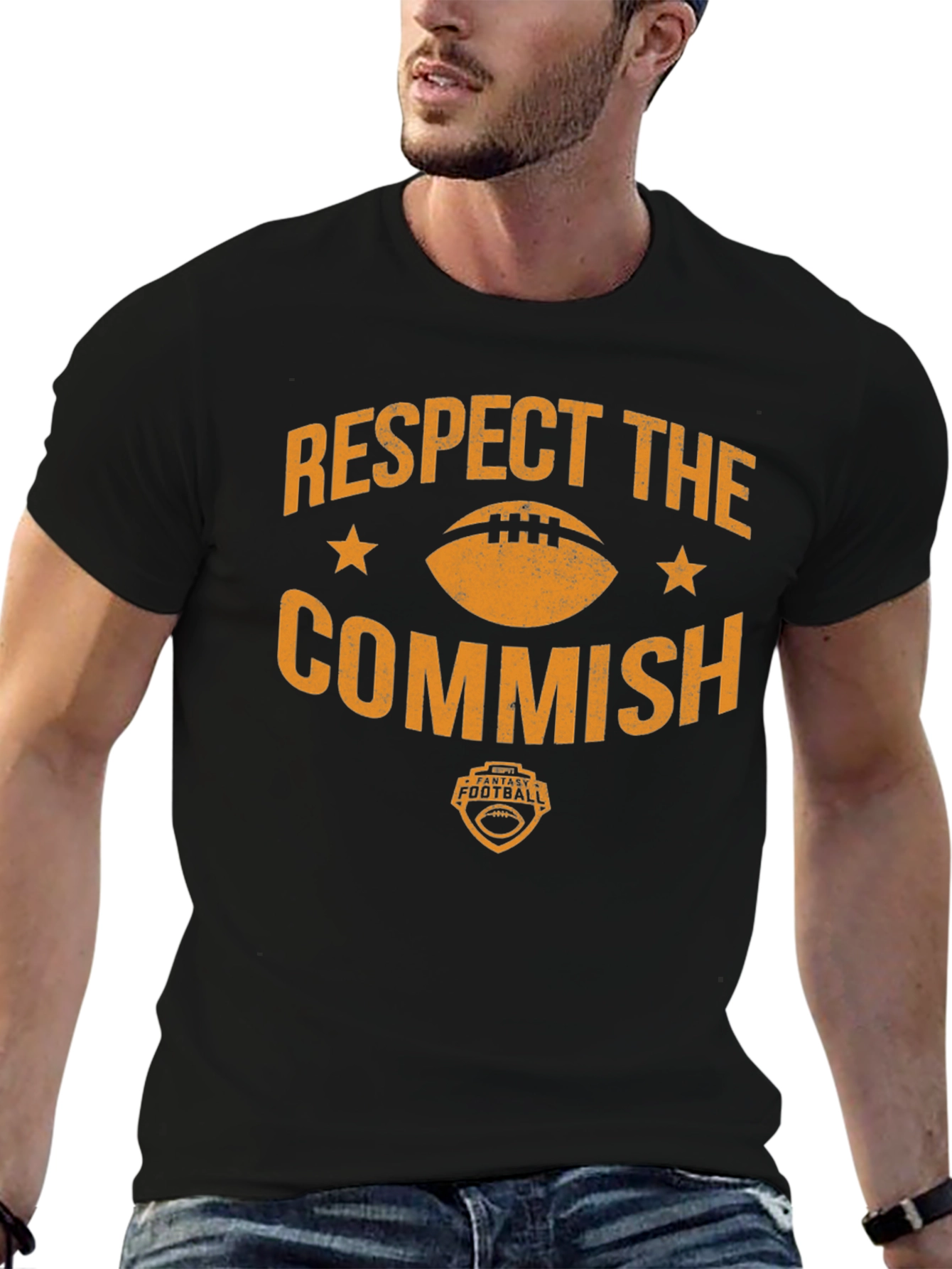 Respect the Commish Fantasy Football T-Shirt