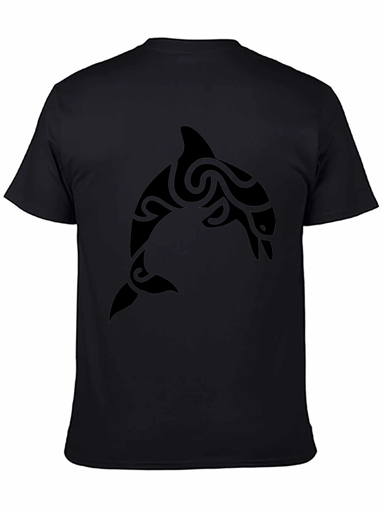 Tribal Dolphin Graphic T-Shirt