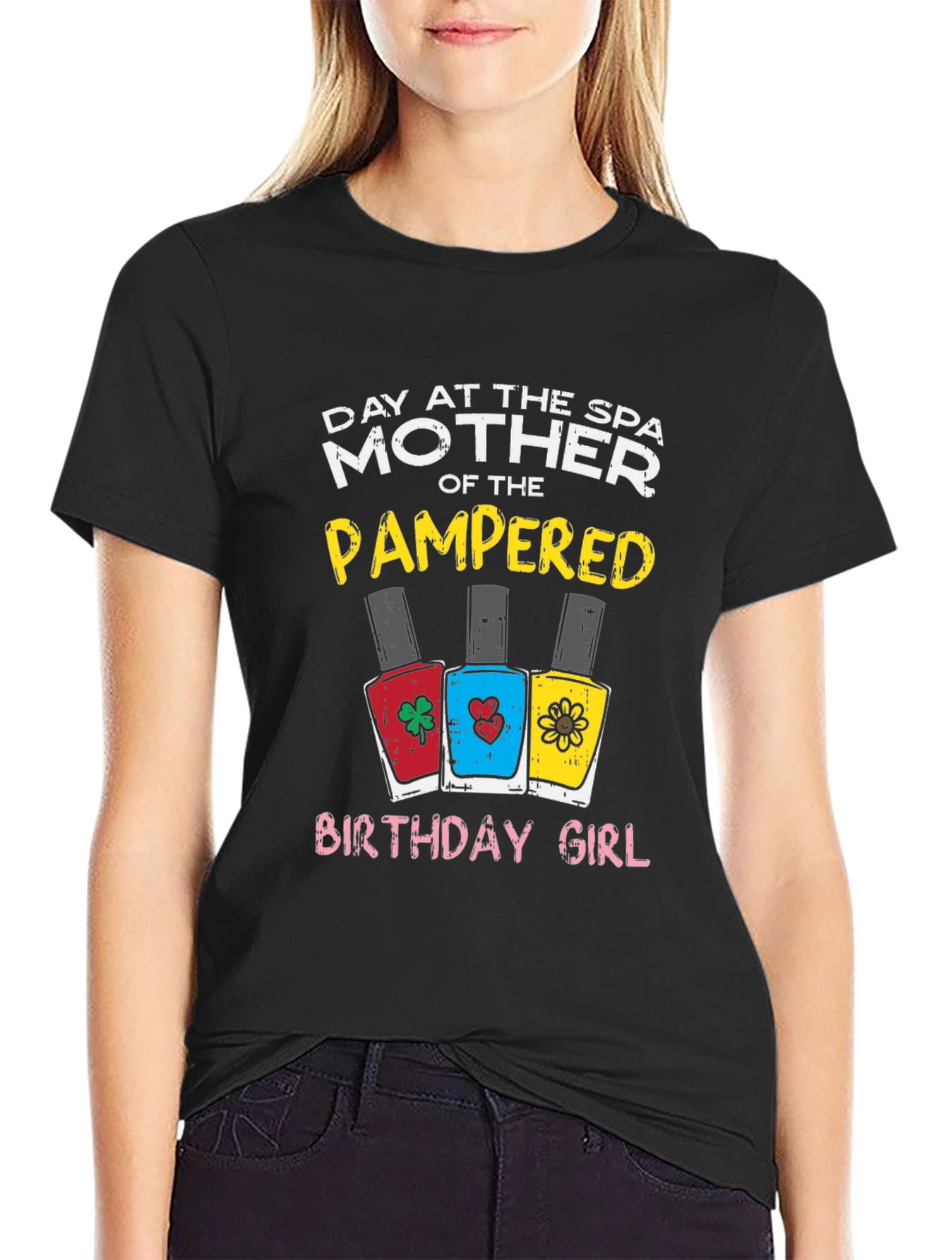 Mother of the Pampered Birthday Girl T-Shirt