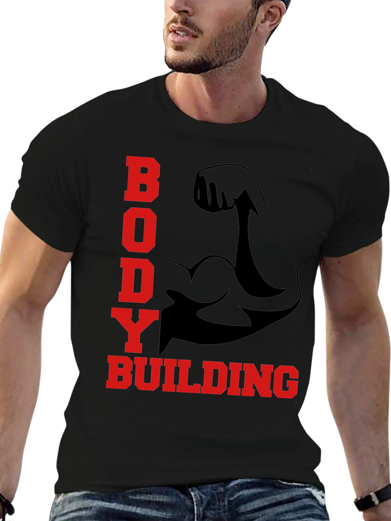 Bodybuilding Muscle Tee - Gym Workout Shirt