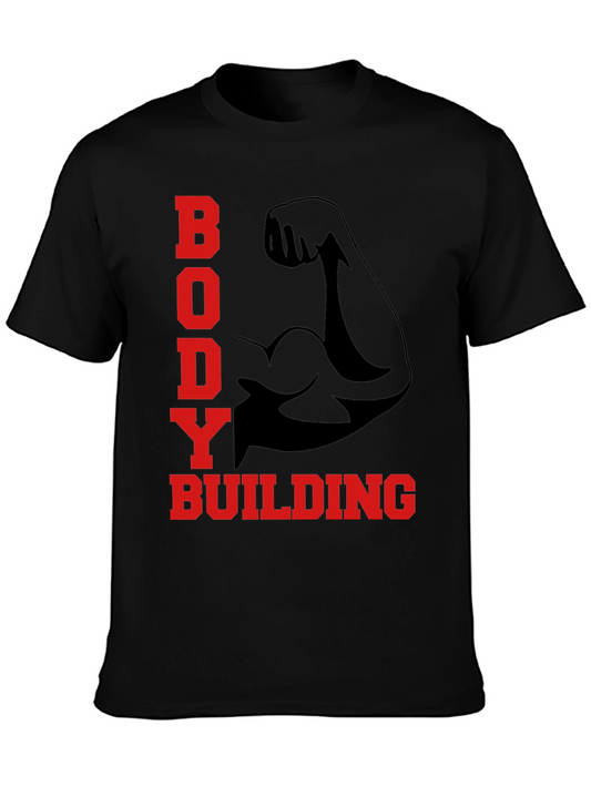Bodybuilding Muscle Tee - Gym Workout Shirt