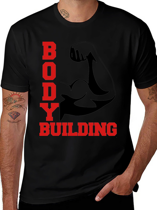 Bodybuilding Muscle Tee - Gym Workout Shirt