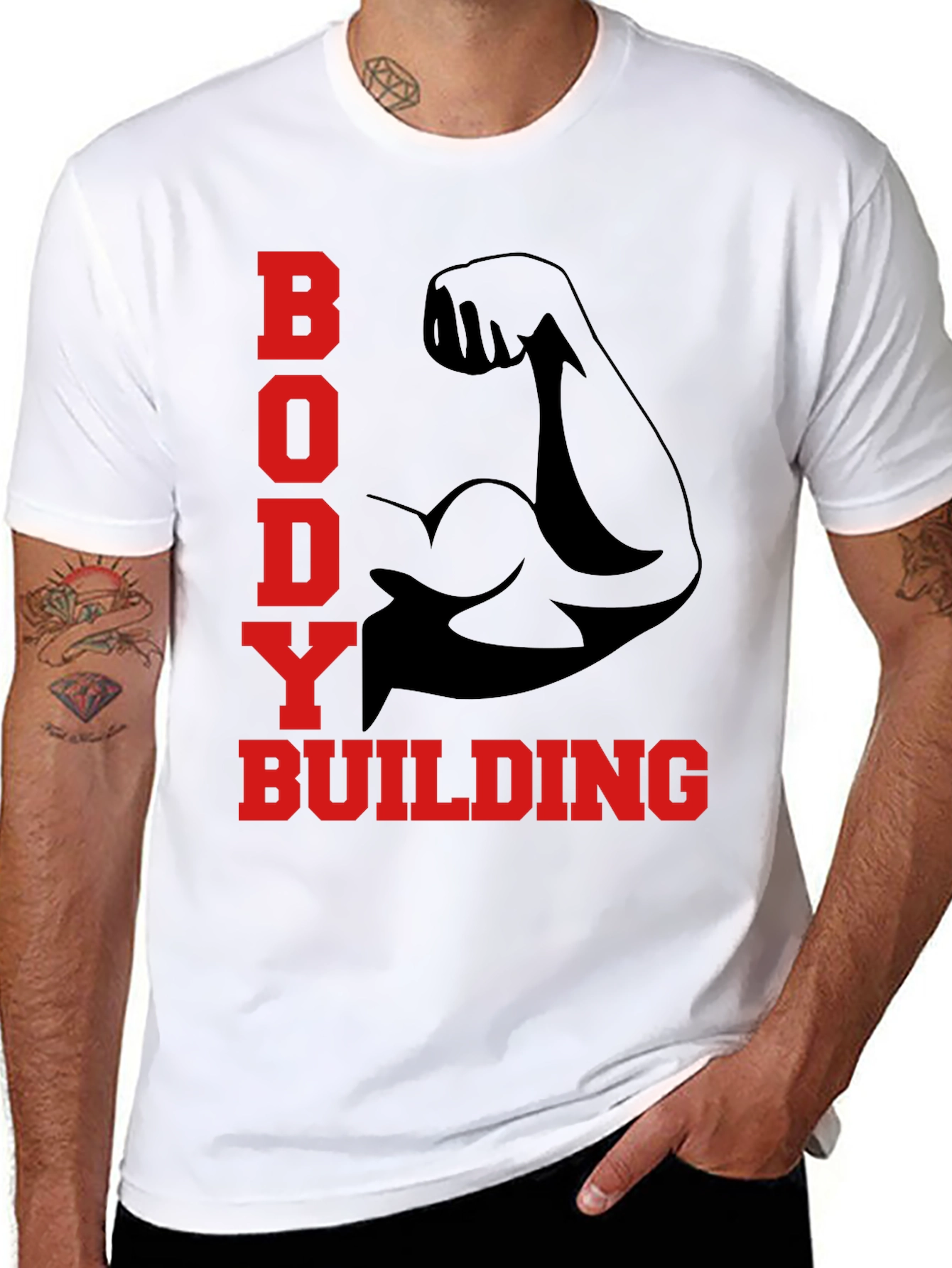 Bodybuilding Muscle Tee - Gym Workout Shirt