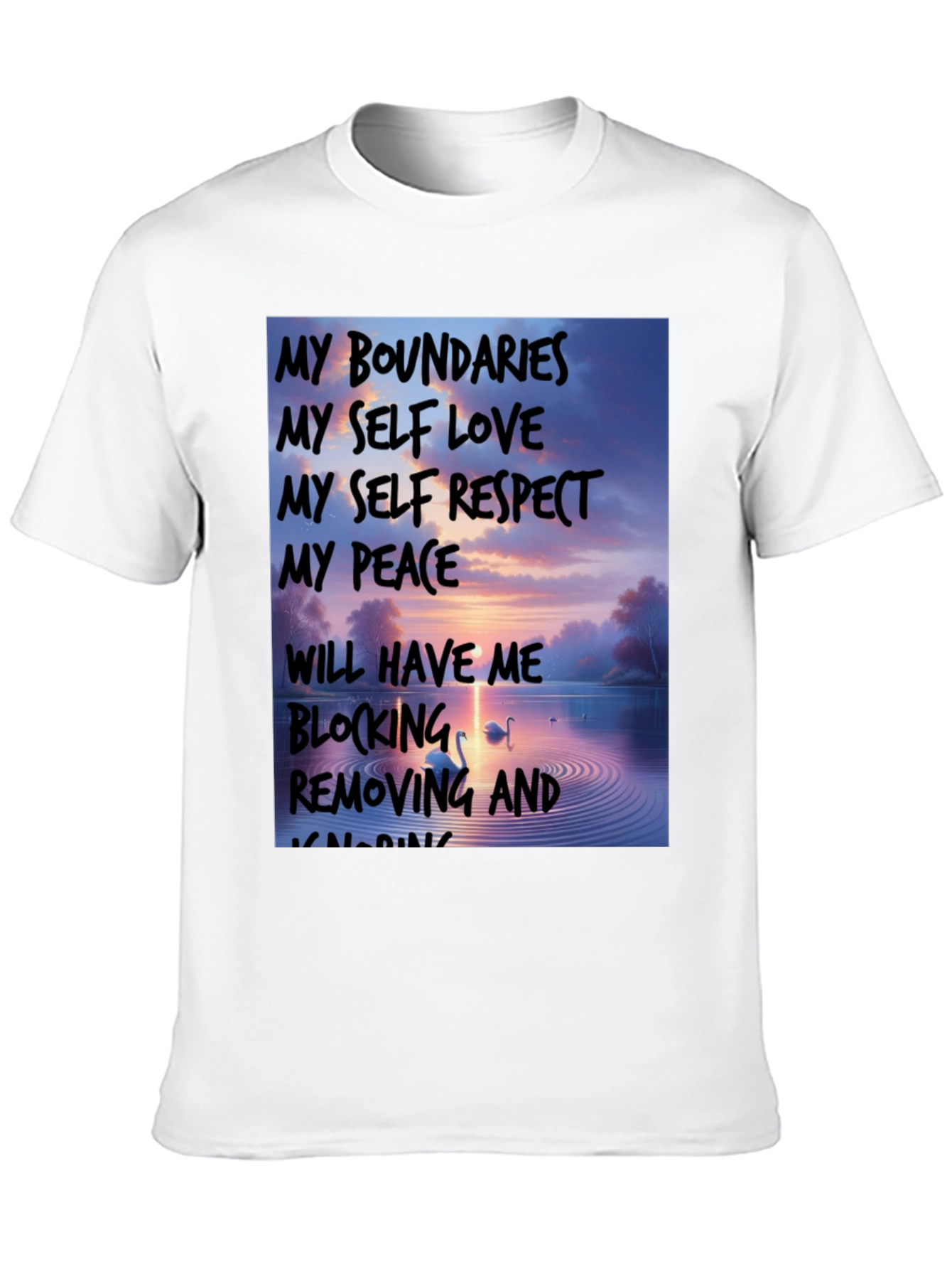 Boundaries & Self-Love Graphic Tee