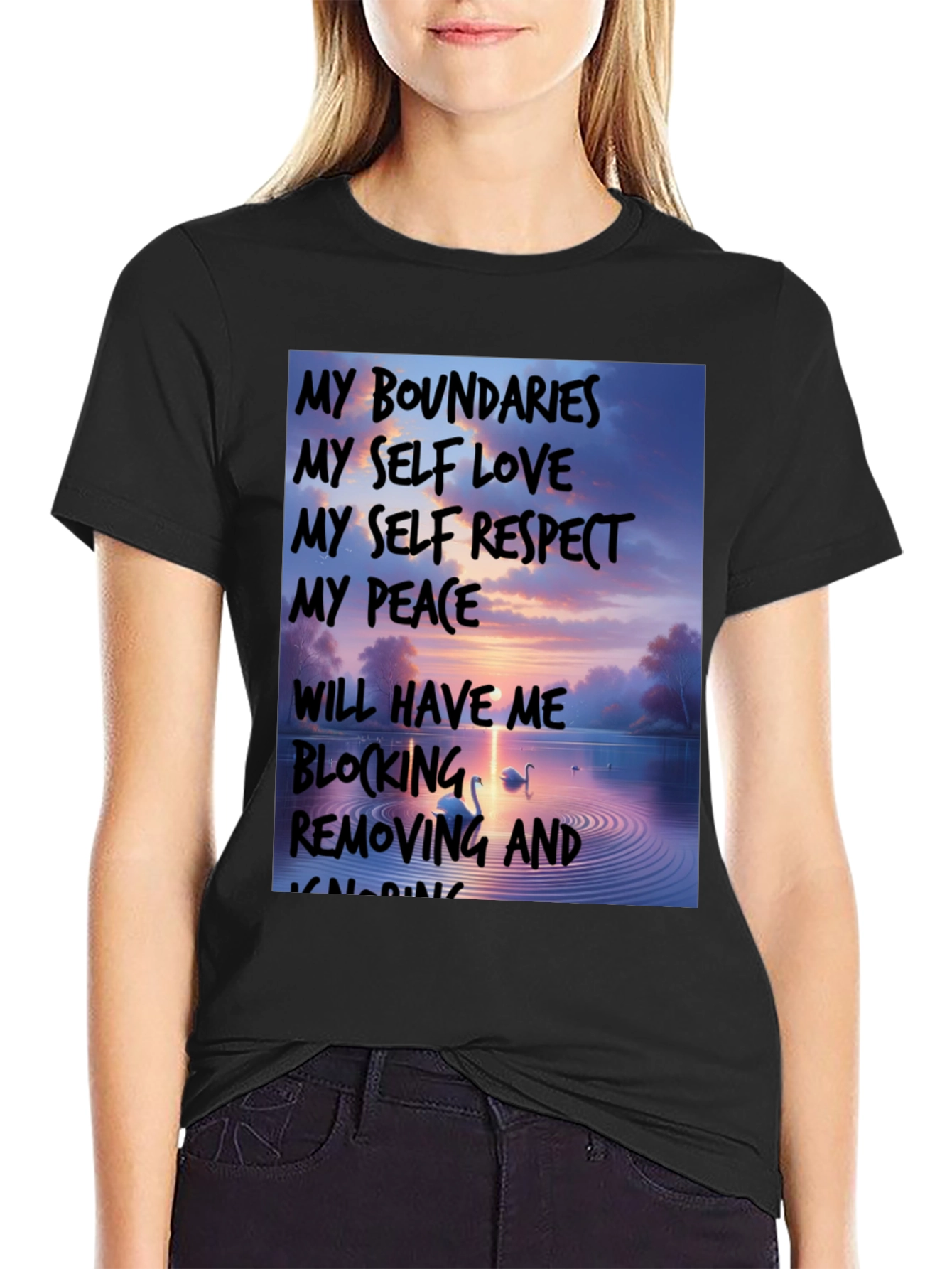 Boundaries & Self-Love Graphic Tee