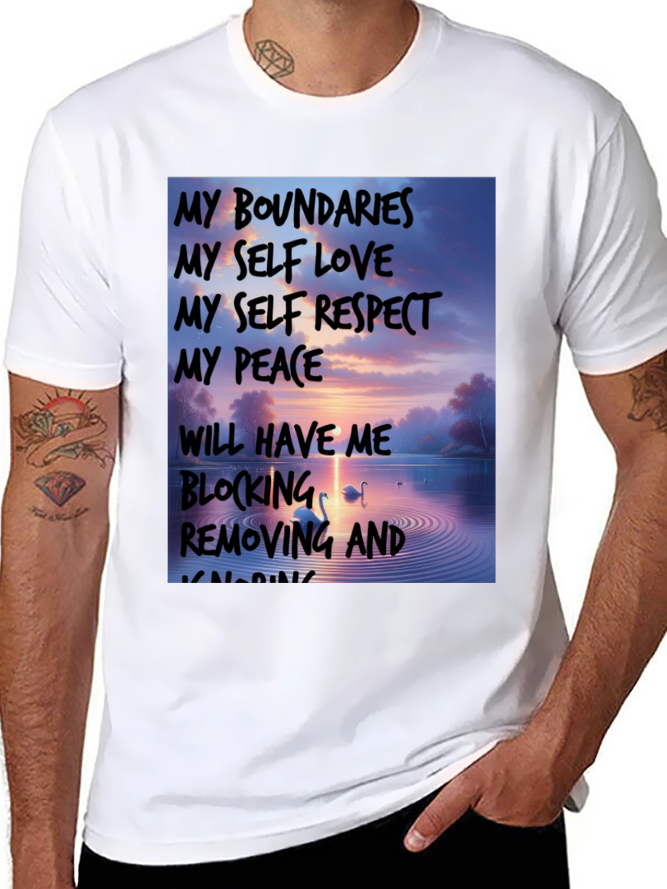 Boundaries & Self-Love Graphic Tee