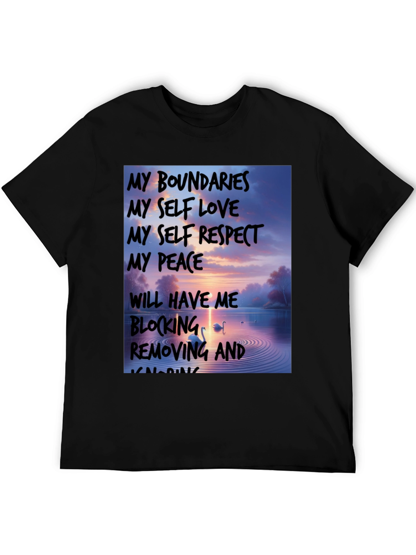 Boundaries & Self-Love Graphic Tee