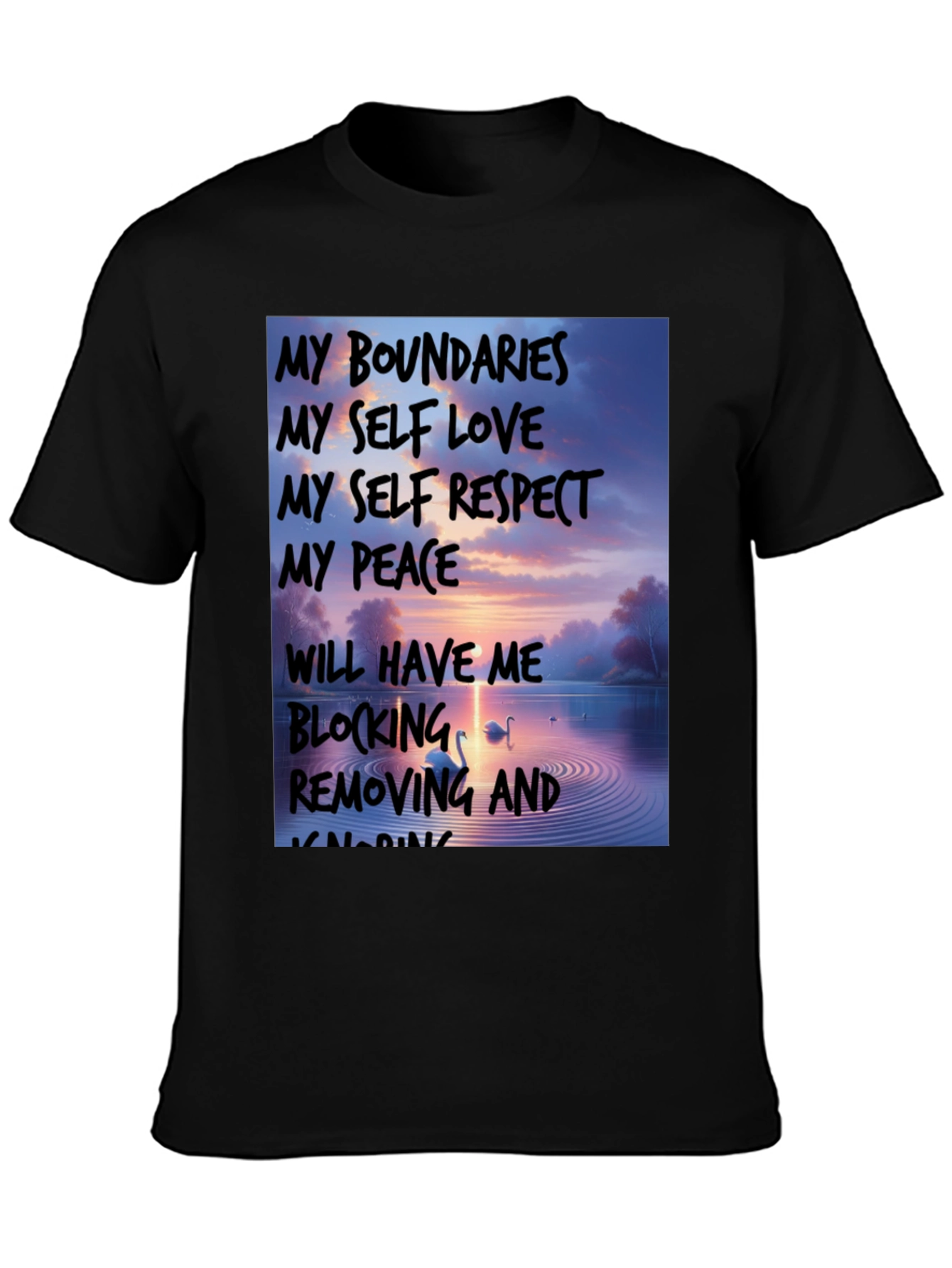 Boundaries & Self-Love Graphic Tee