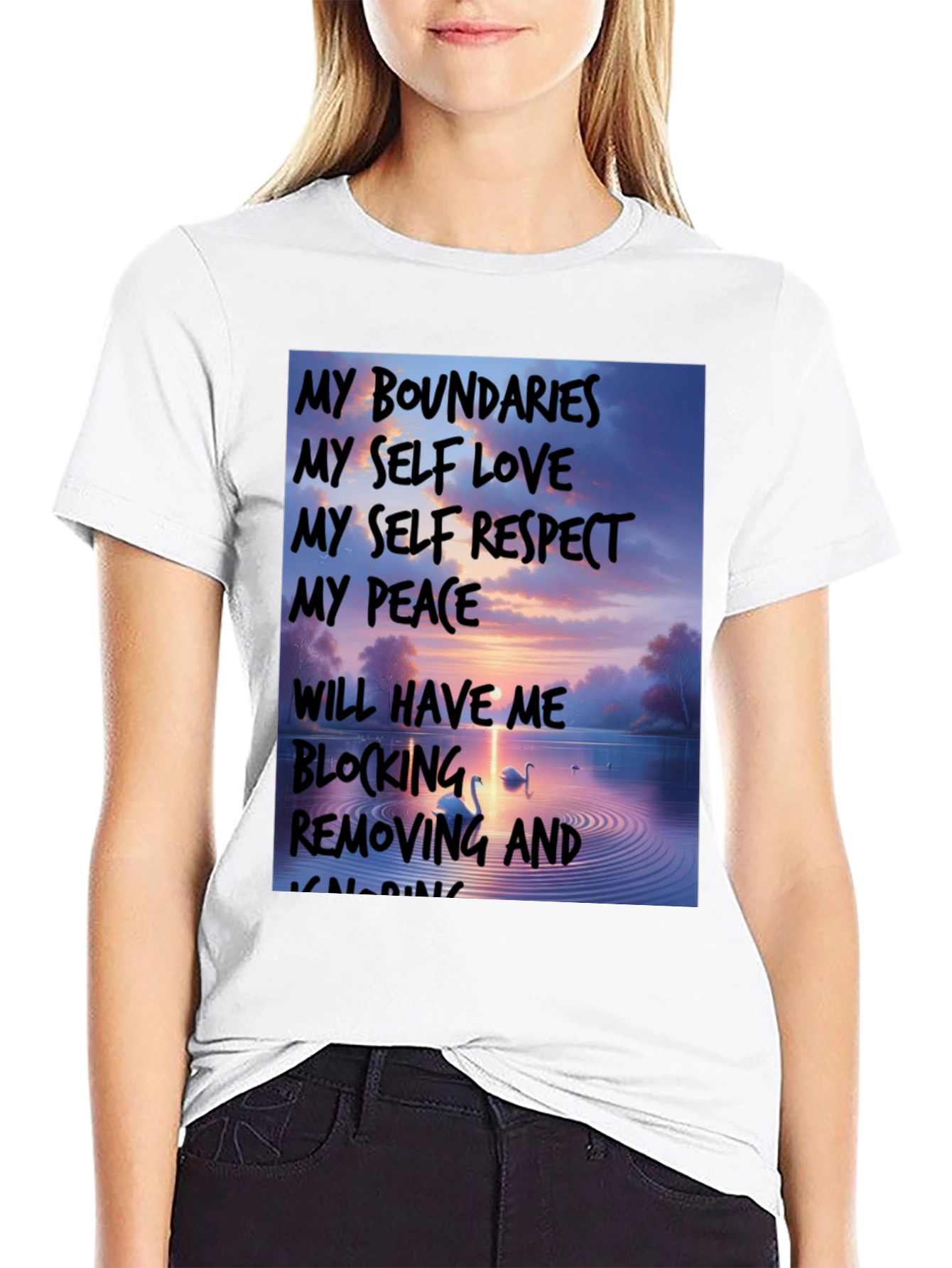 Boundaries & Self-Love Graphic Tee