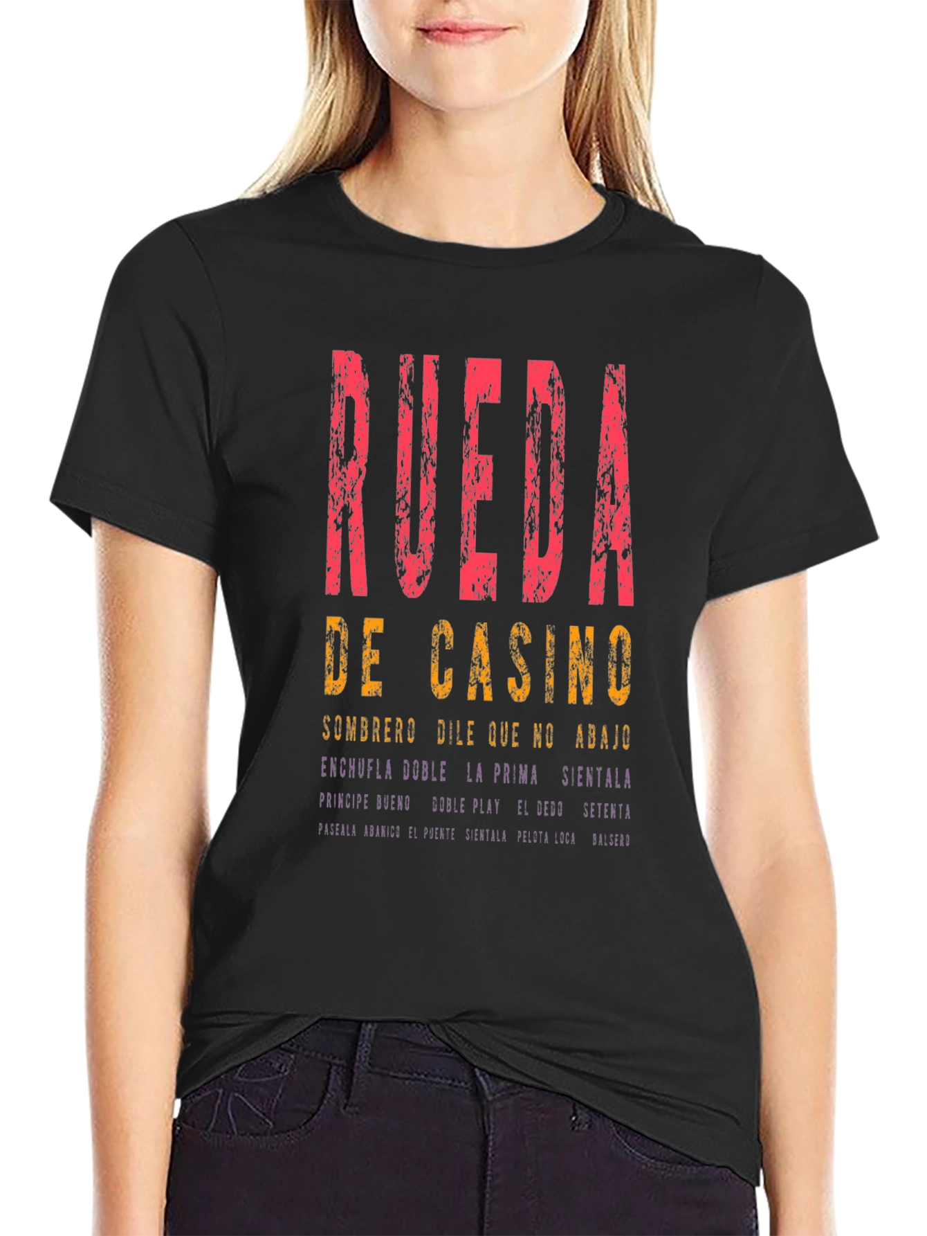 Rueda De Casino Graphic T-Shirt - Salsa Dance Tee