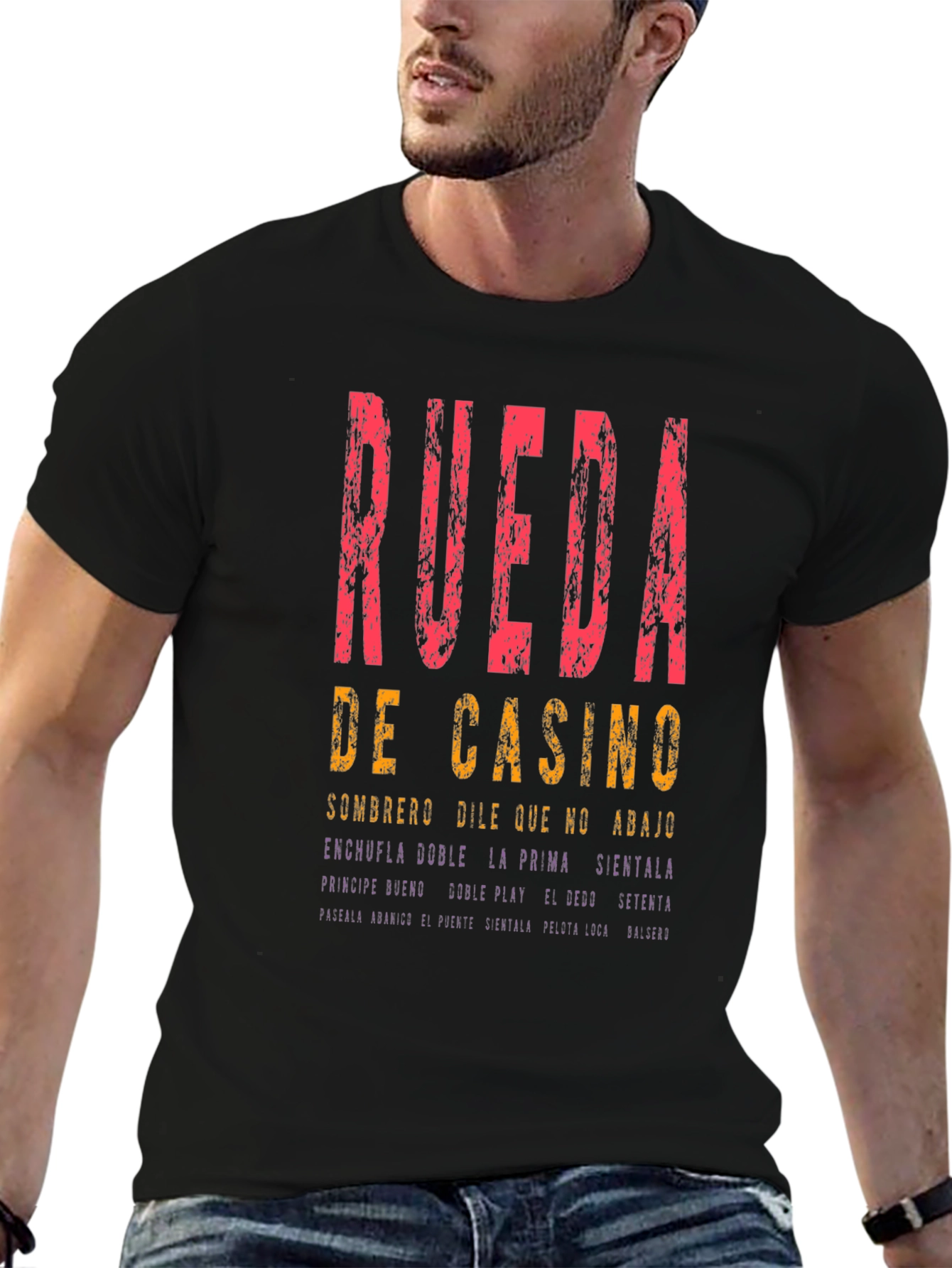 Rueda De Casino Graphic T-Shirt - Salsa Dance Tee