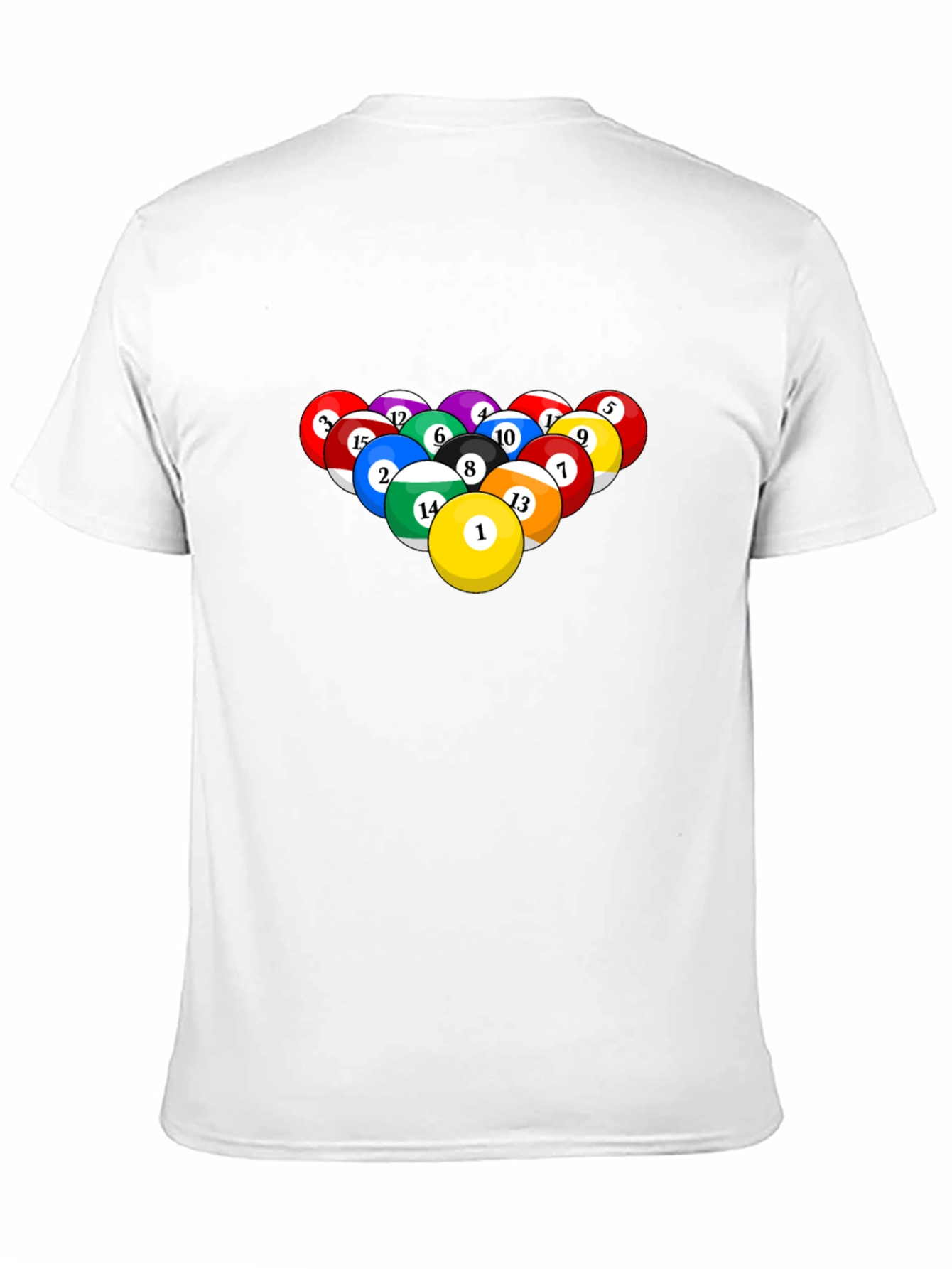 Pool Ball Graphic Tee - Billiards Lover T-Shirt