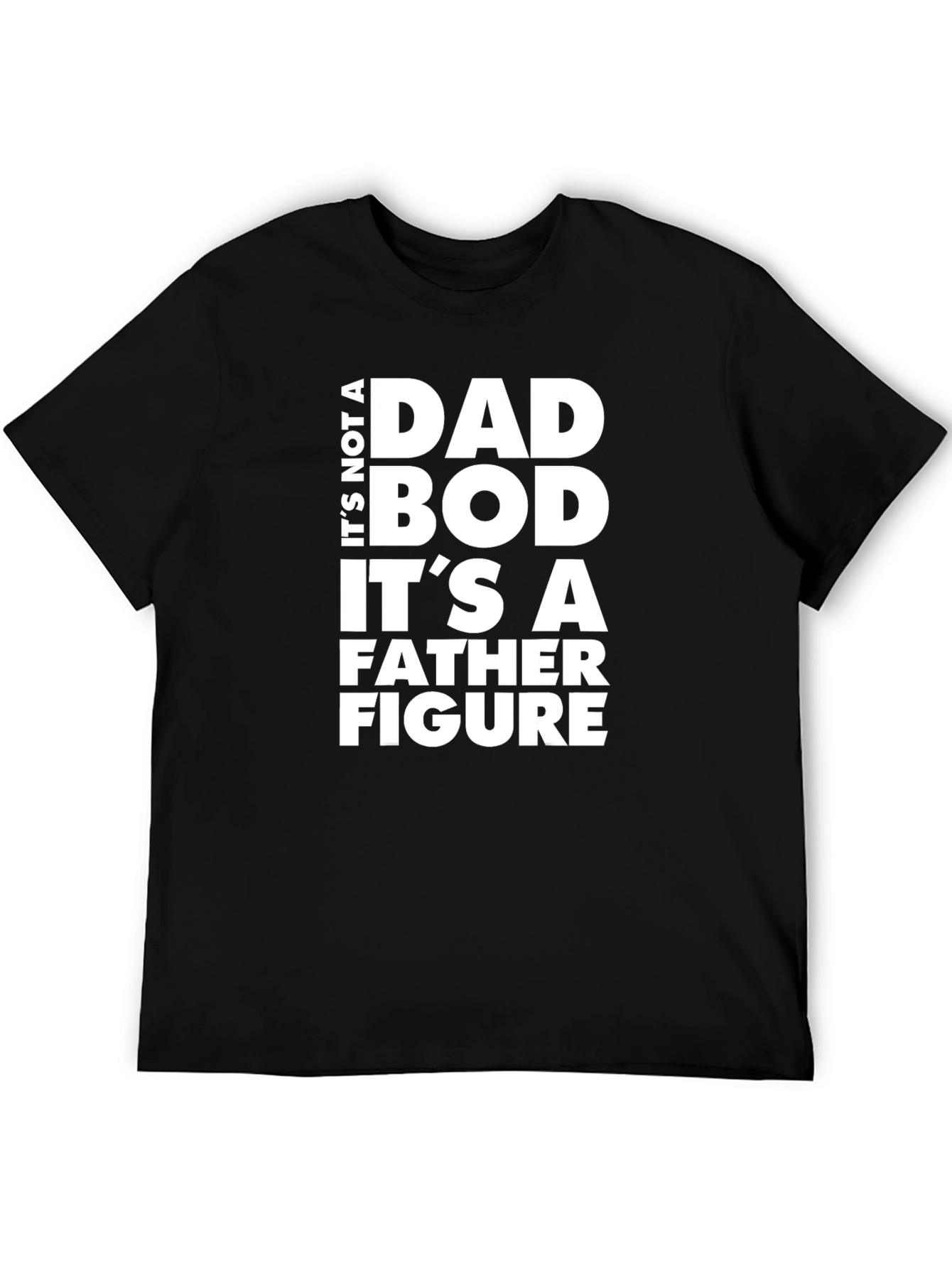 Dad Bod Father Figure Graphic T-Shirt