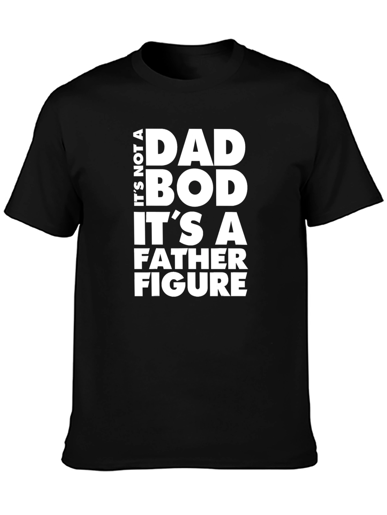 Dad Bod Father Figure Graphic T-Shirt