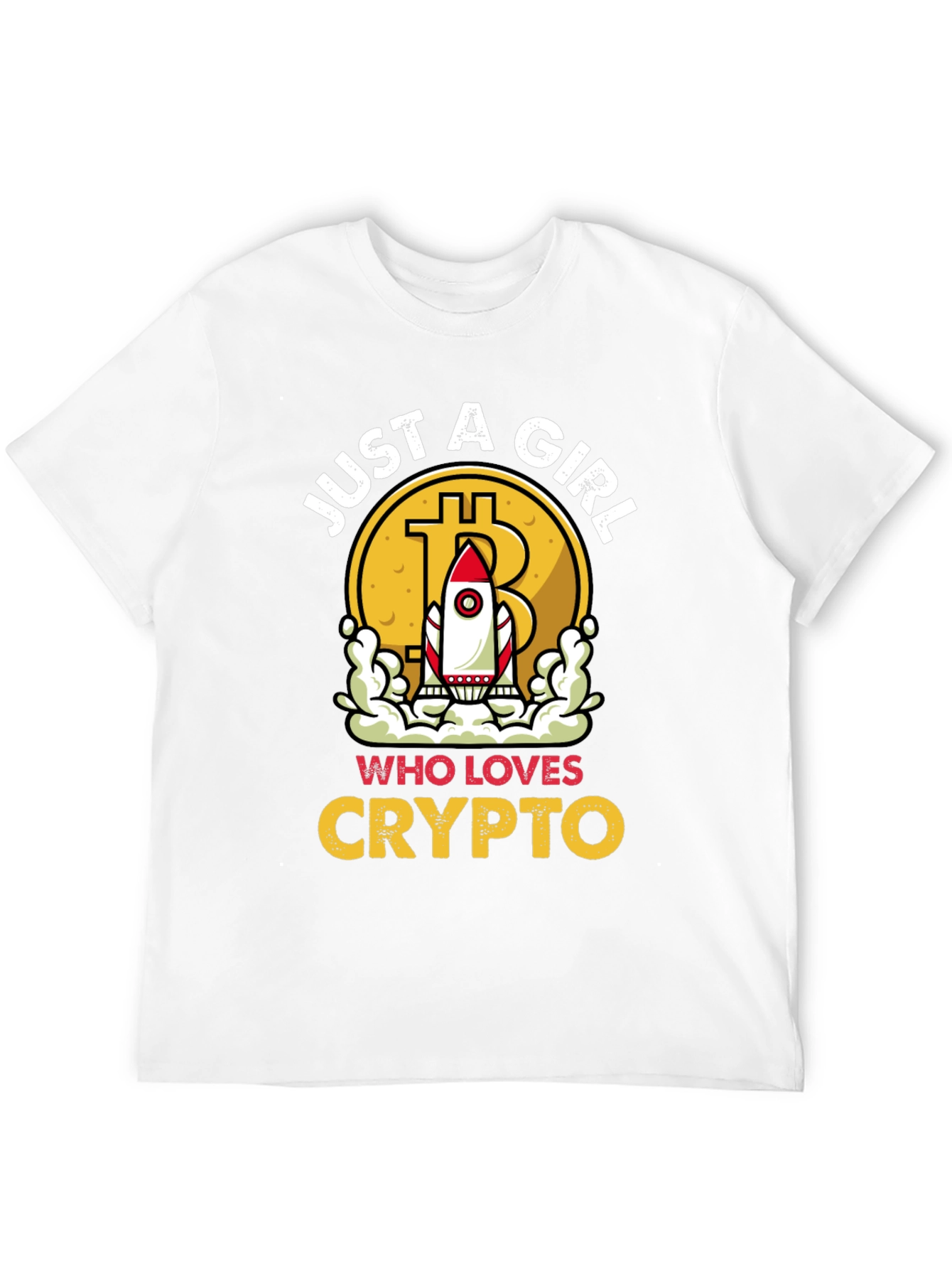 Just A Girl Who Loves Crypto T-Shirt
