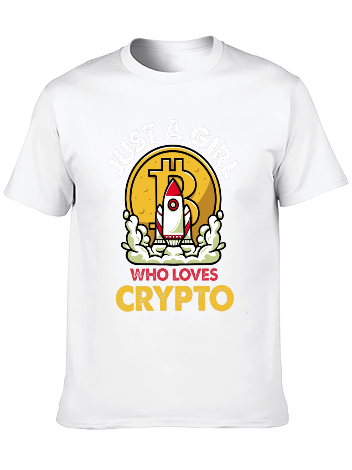 Just A Girl Who Loves Crypto T-Shirt
