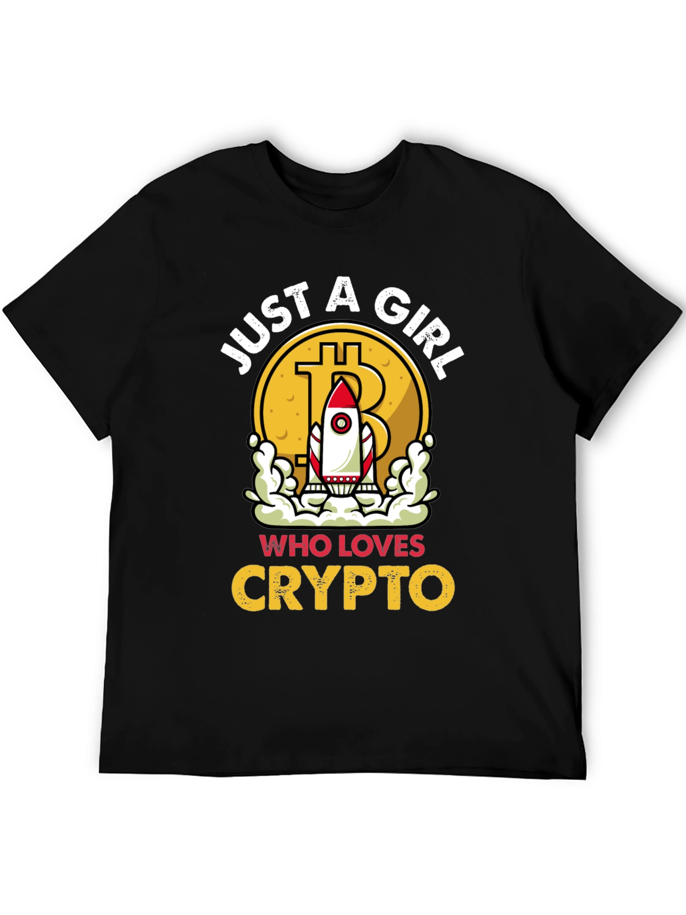 Just A Girl Who Loves Crypto T-Shirt