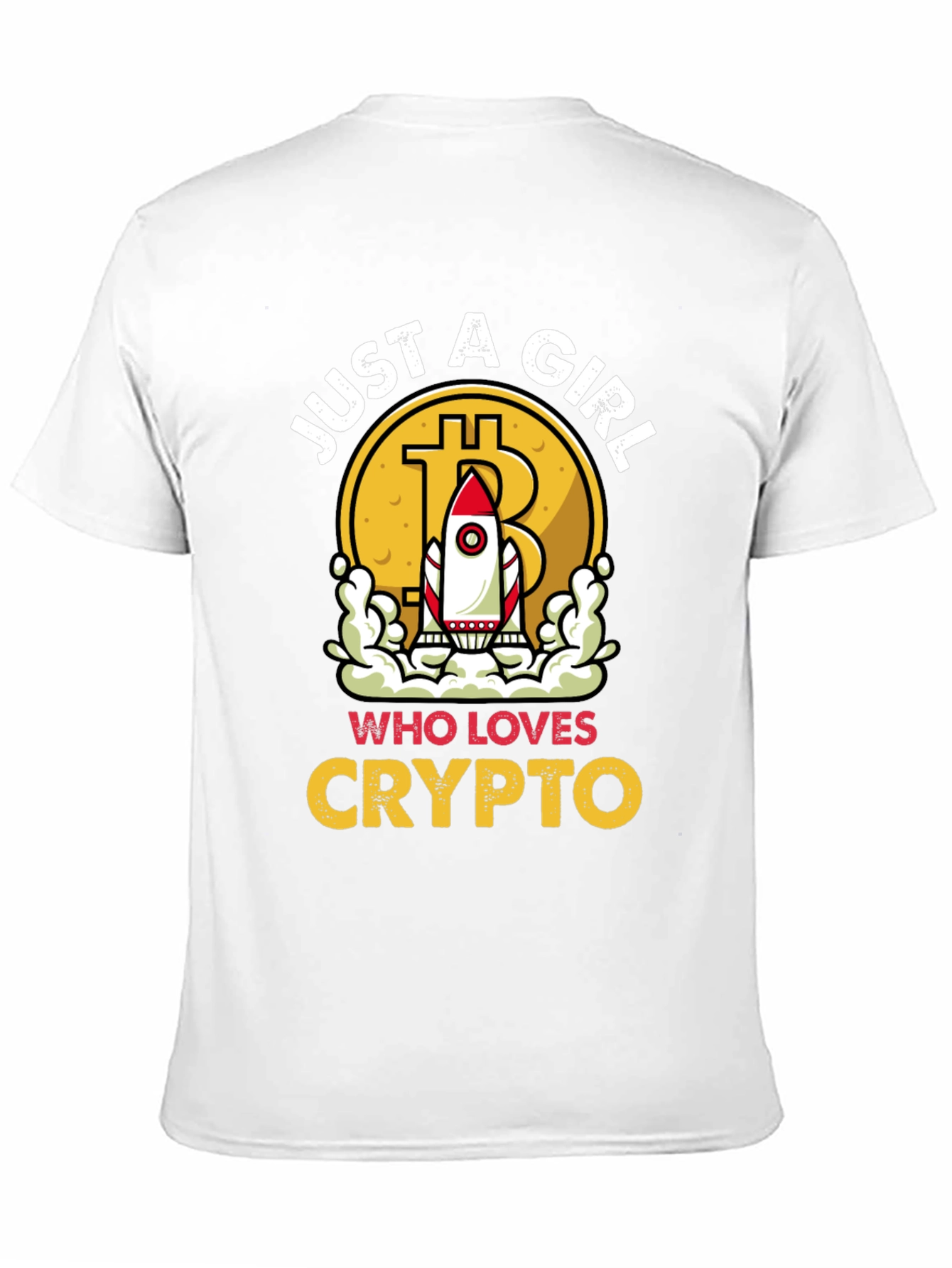 Just A Girl Who Loves Crypto T-Shirt