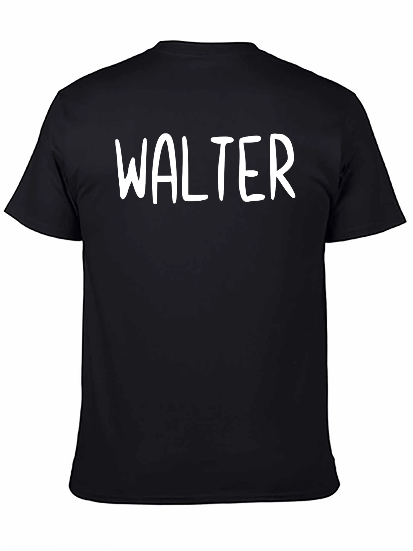 Walter T-Shirt - Black Cotton Tee