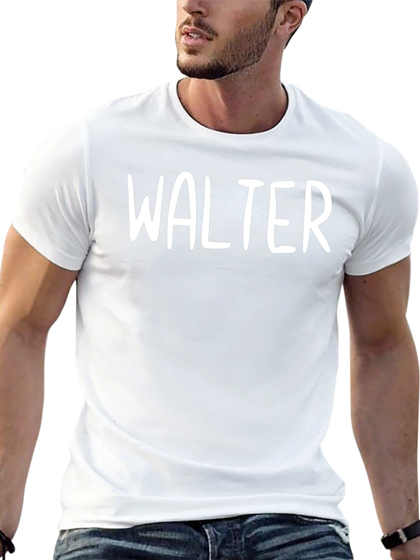 Walter T-Shirt - Black Cotton Tee